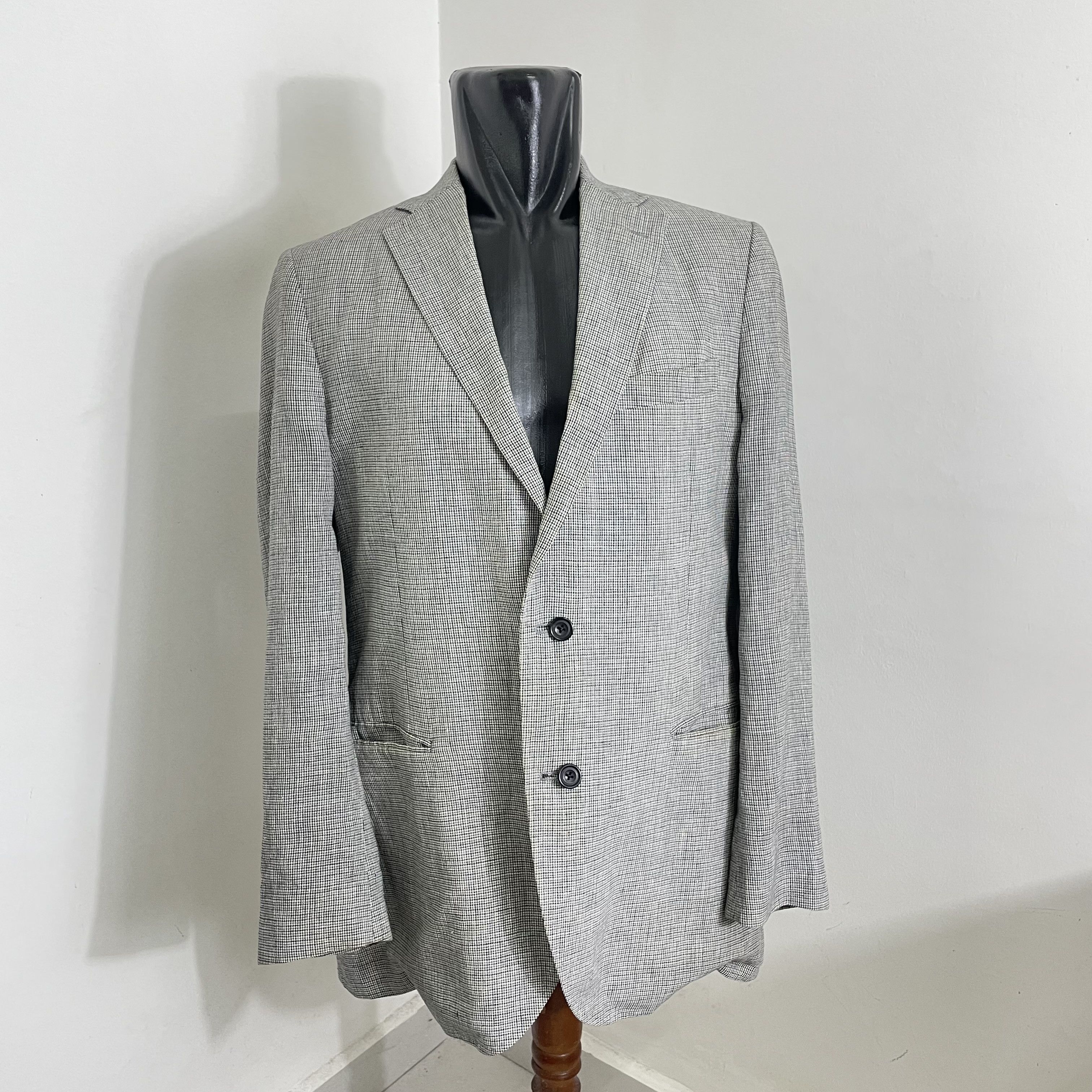 BURBERRY LONDON BLAZER JACKET PRORSUM HOUNDS TOOTH
