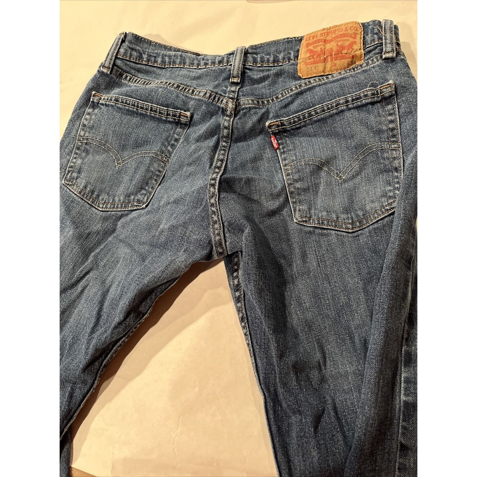 Levi's Levi's 514 Slim Straight Fit Jeans Men's 30x31 Blue Denim Size US 30 / EU 46 - 10 Thumbnail