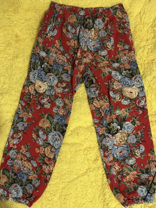 Supreme Supreme FW14 Floral Pants Red | Grailed