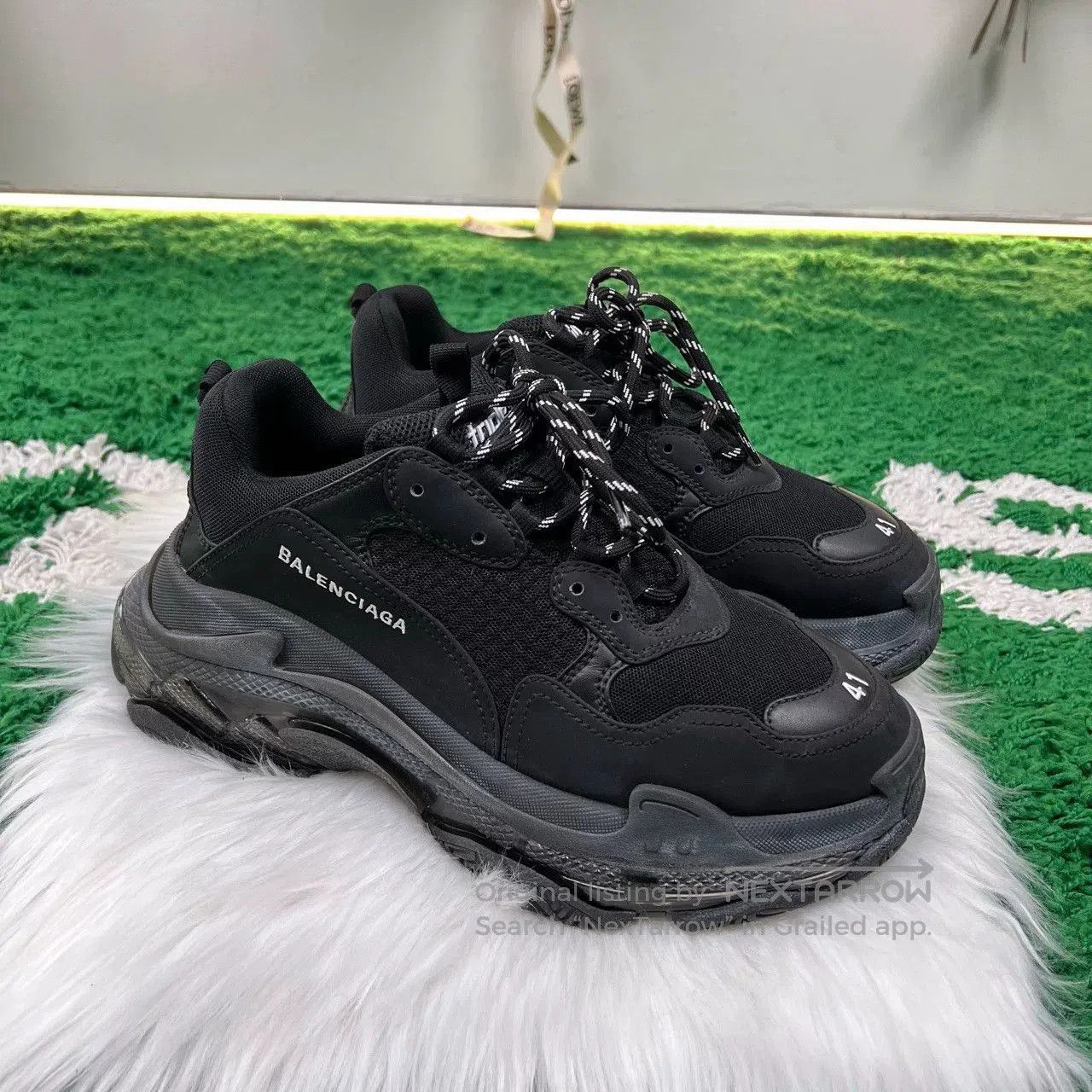 Balenciaga balenciaga triples black casual sneakers. Size US 8 / EU 41 - 6 Thumbnail