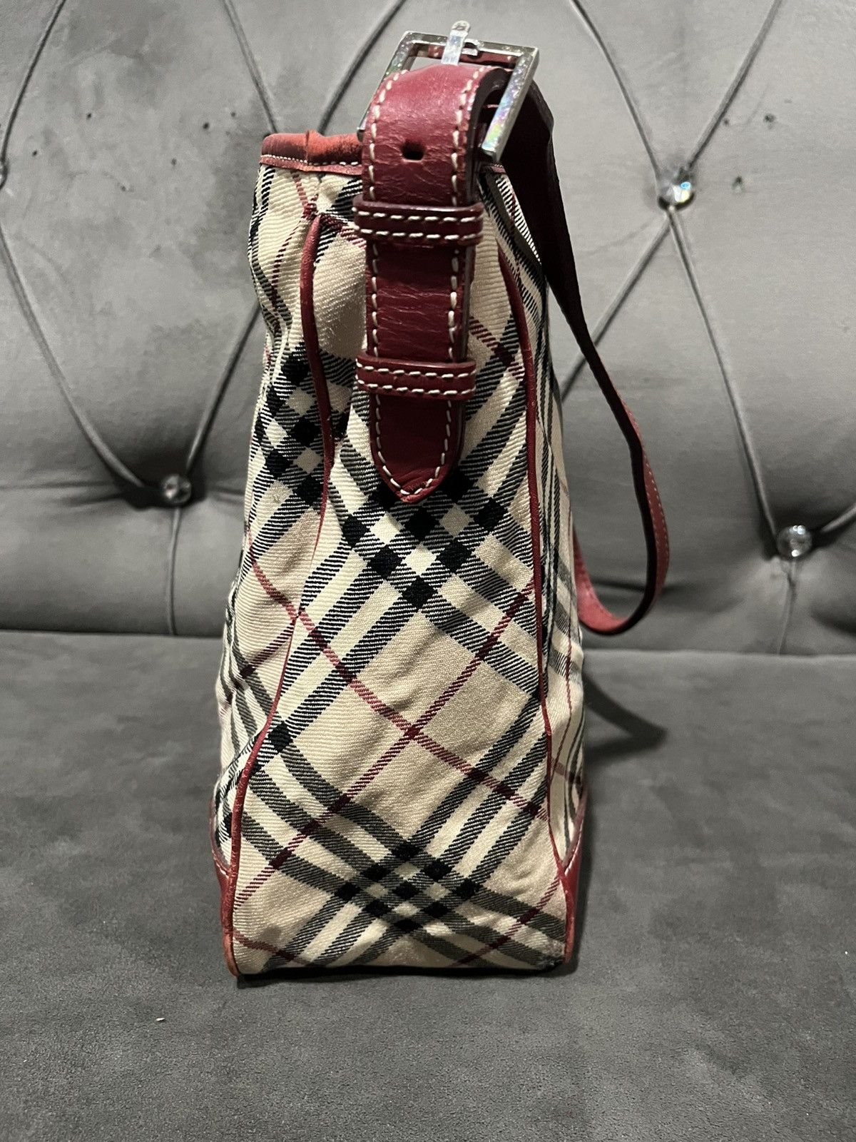 Burberry Auth BURBERRY Nova Check Blue Label Shoulder Bag Canvas Size ONE SIZE - 9 Thumbnail