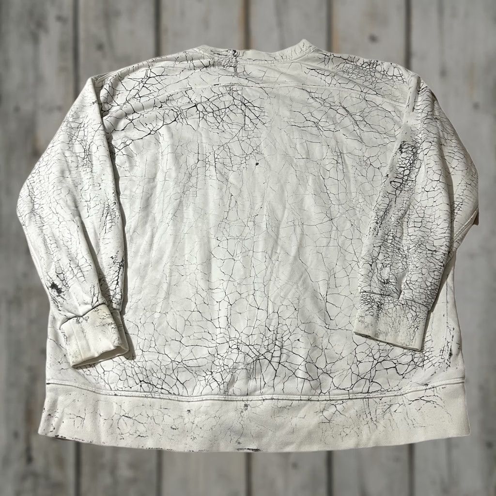 Lululemon Lululemon Sweatshirt Women’s Oversized Crackle Crew Size 10 White Pullover Activewear Crewneck - Womens Size L / US 10 / IT 46 - 1 Thumbnail