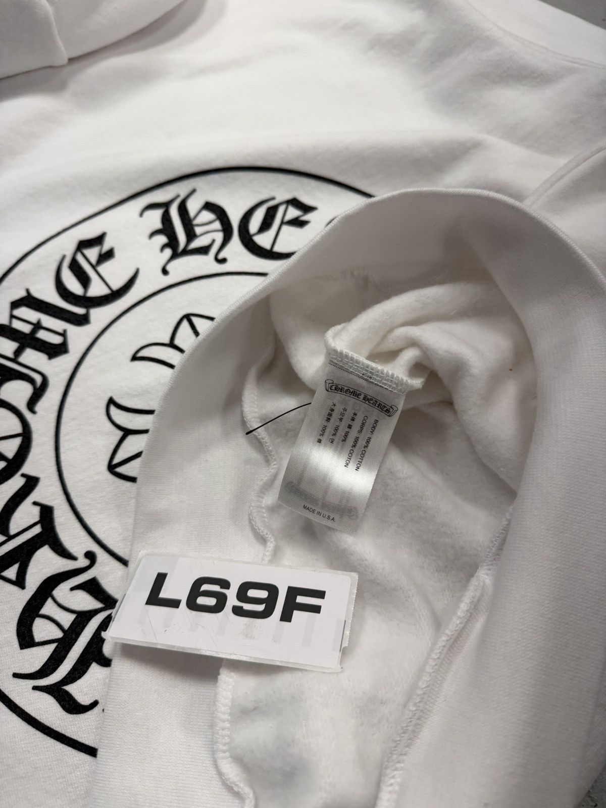 Chrome Hearts Chrome Hearts Miami Horseshoe Hoodie White Medium Size US M / EU 48-50 / 2 - 5 Thumbnail