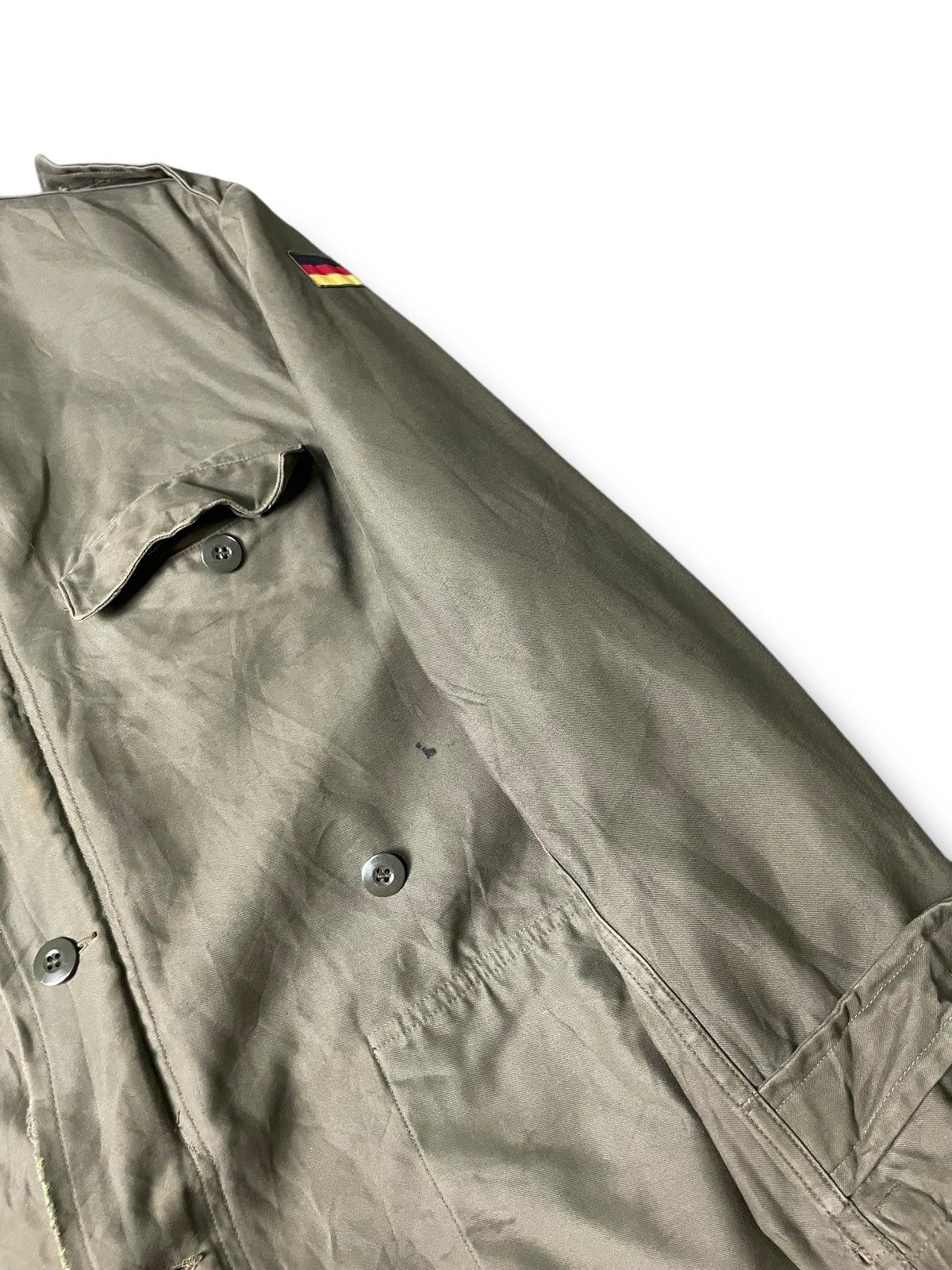 Japanese Brand × Vintage Vintage Germany Army Hooded Jacket (102) Size US S / EU 44-46 / 1 - 7 Thumbnail
