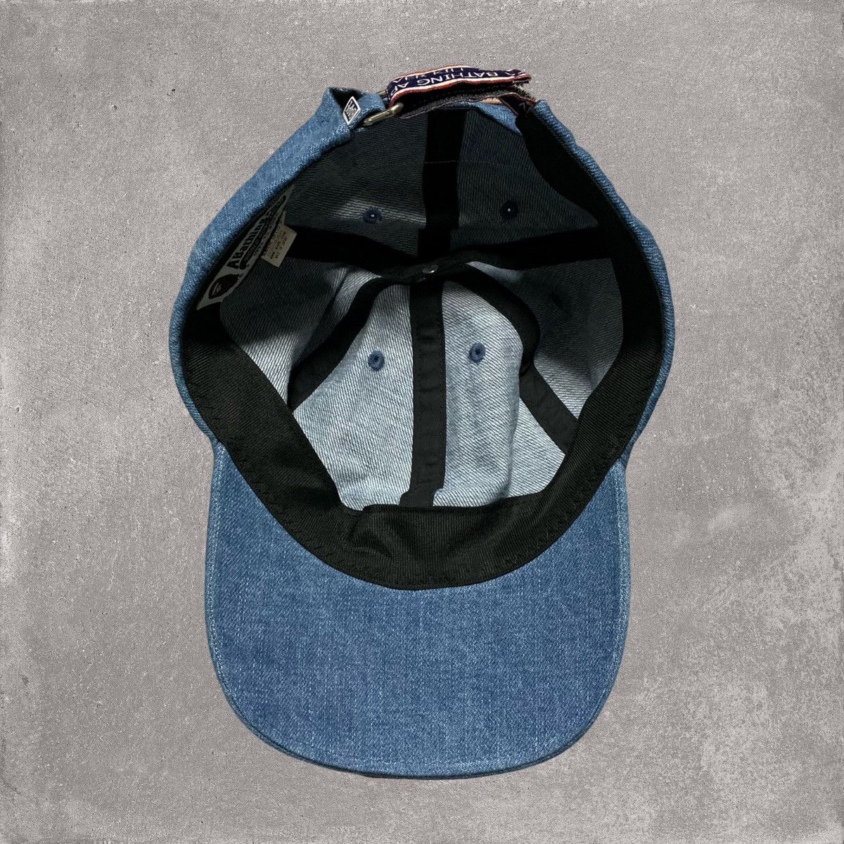 Bape Bape Cap Shark Denim Panel Cap Light Indigo Blue 2019 Size ONE SIZE - 4 Thumbnail