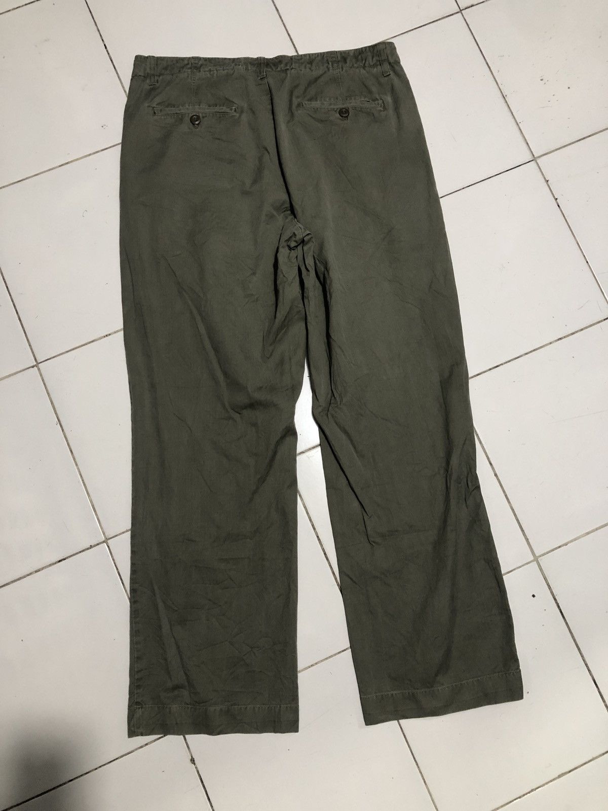 Oshkosh Y2k baggy OSHKOSH OLIVE GREEN WORKWEAR PANTS Size US 36 / EU 52 - 3 Thumbnail