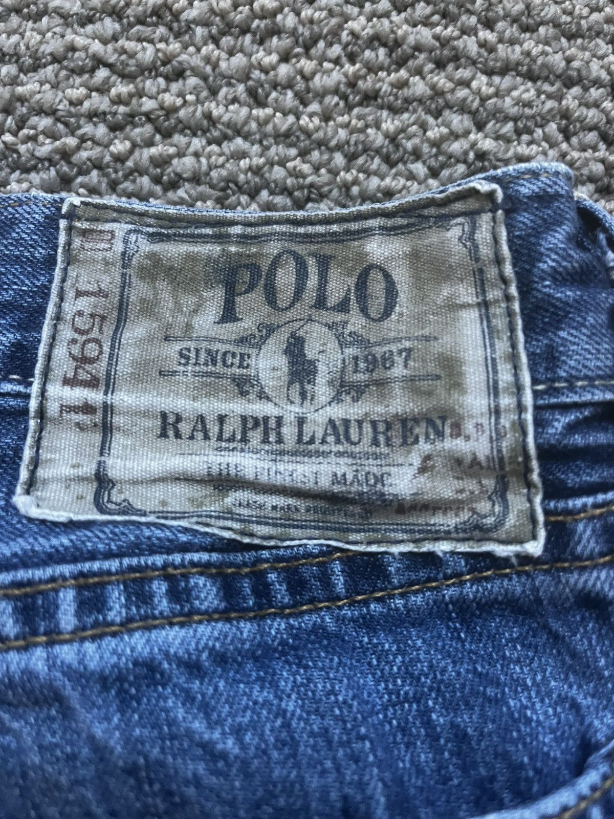 Polo Ralph Lauren Ralph Lauren Vintage Denim Size US 34 / EU 50 - 2 Thumbnail