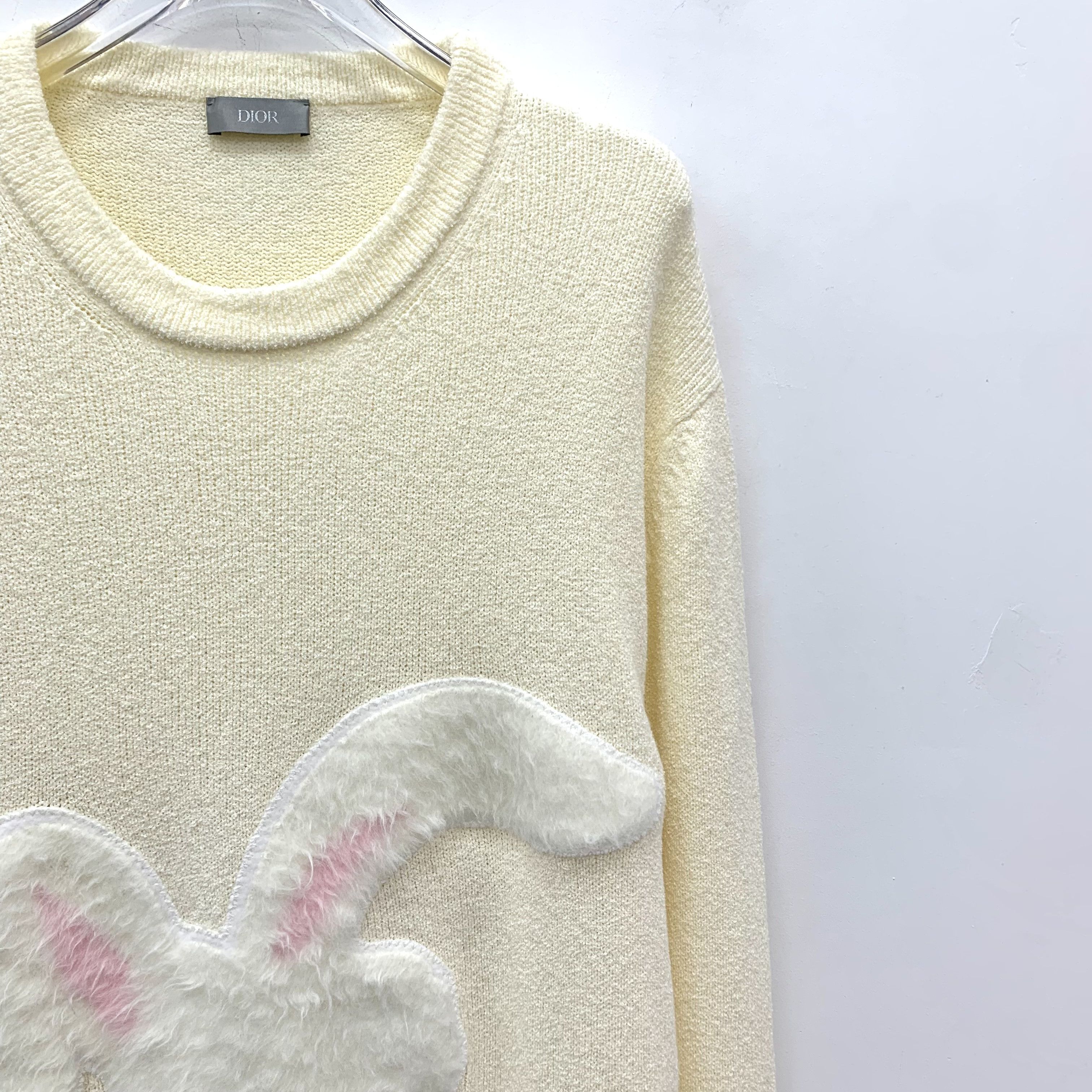 Dior Dior Rabbit Logo Sweater Beige (M) Size M / US 6-8 / IT 42-44 - 3 Thumbnail