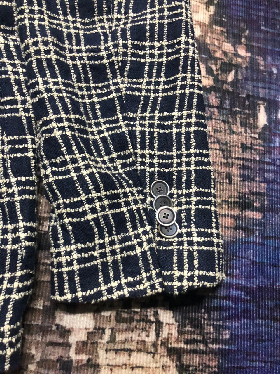 Lardini Lardini Spring/Summer Jacquard Jacket Tag Size 48 Size US M / EU 48-50 / 2 - 13 Thumbnail