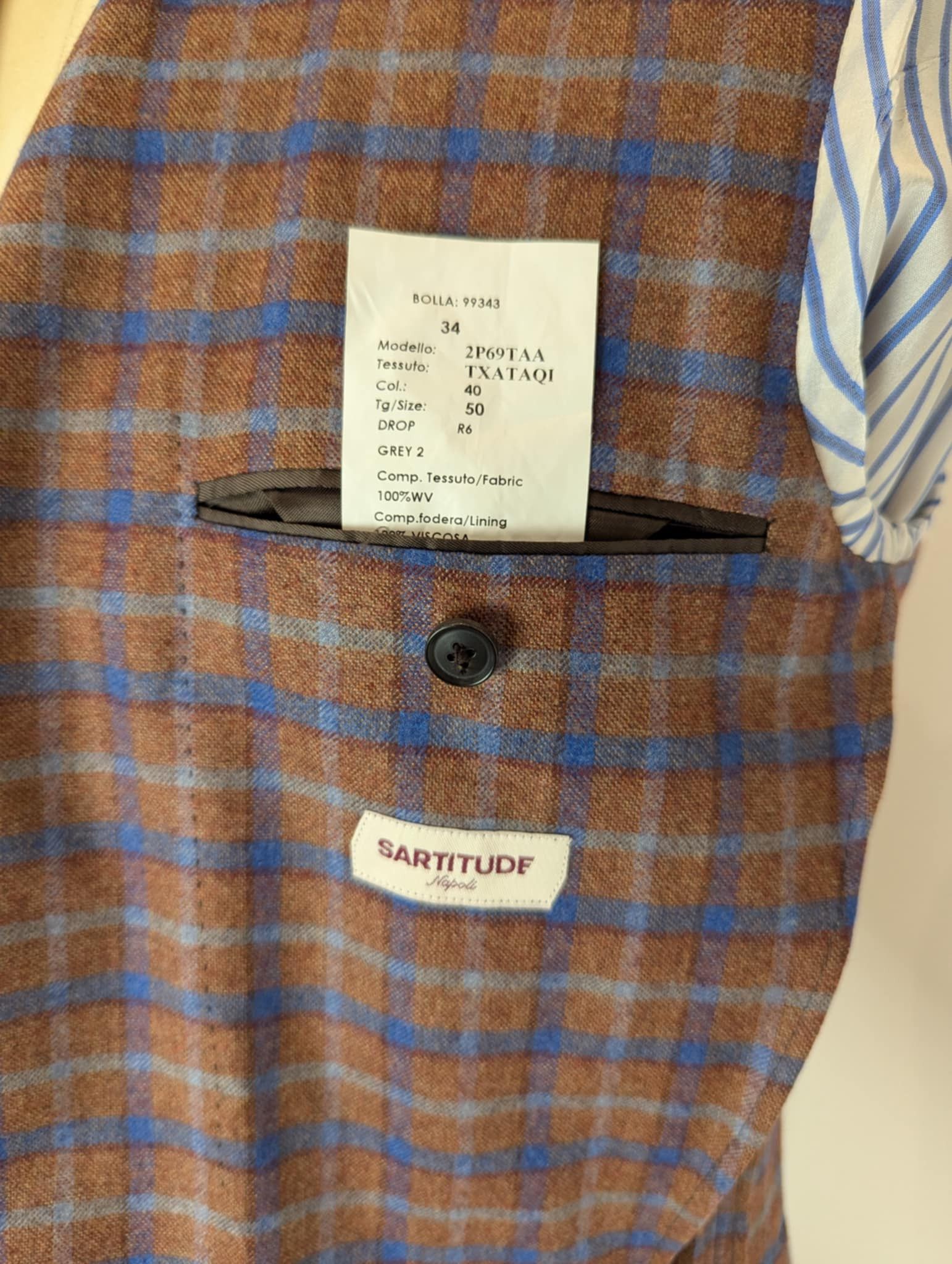 Other Italian wool suitsupply canali corneliani kiton Size 50R - 7 Thumbnail