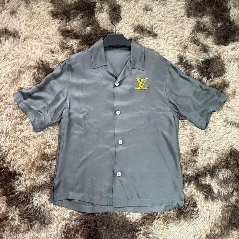 Louis Vuitton Letter logo embroidered single-breasted loos