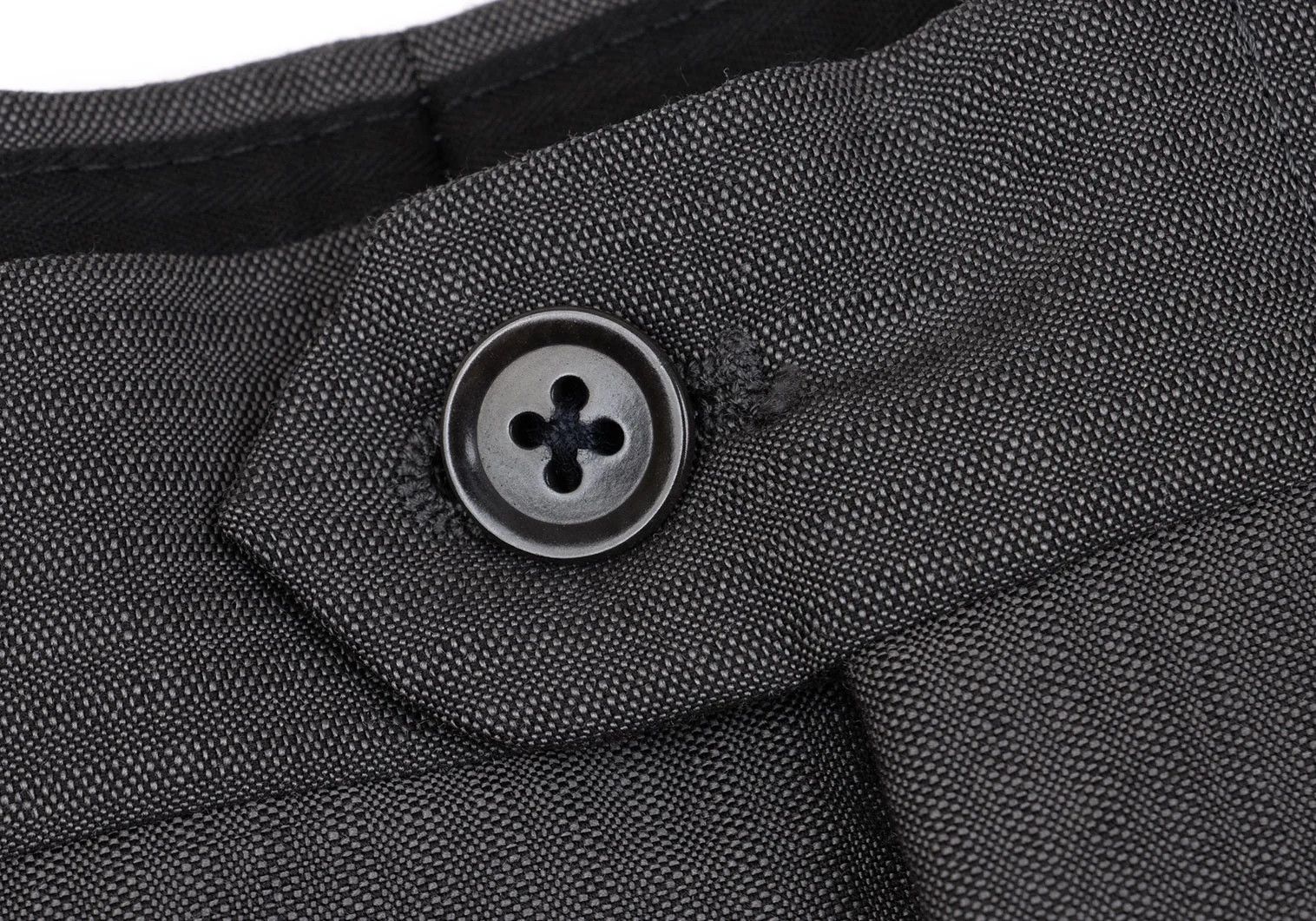 Armani Collezioni Wool Shadow Stripe Pants in Gray, Size 54 Size US 26 / EU 42 - 4 Thumbnail