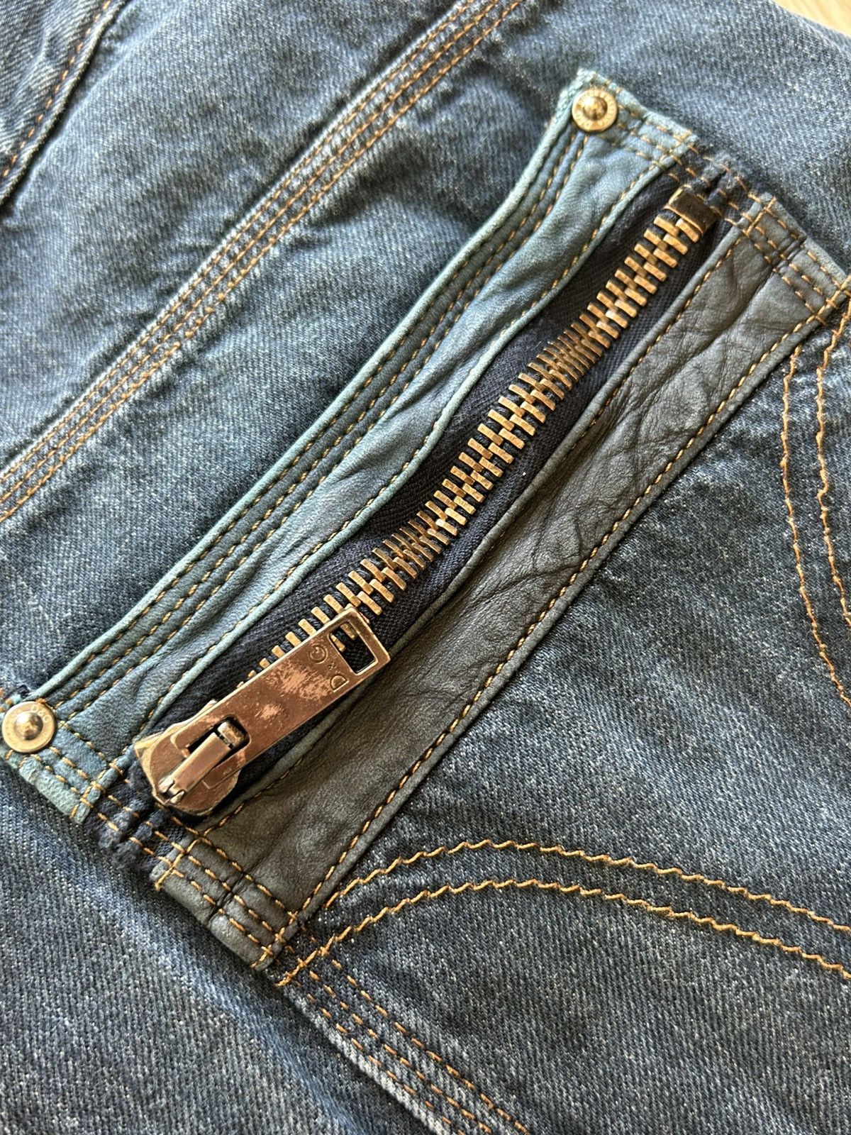 Dolce & Gabbana Dolce & Gabbana AW2004 Archive Bondage Zipper Flare Jeans Size US 33 - 6 Thumbnail