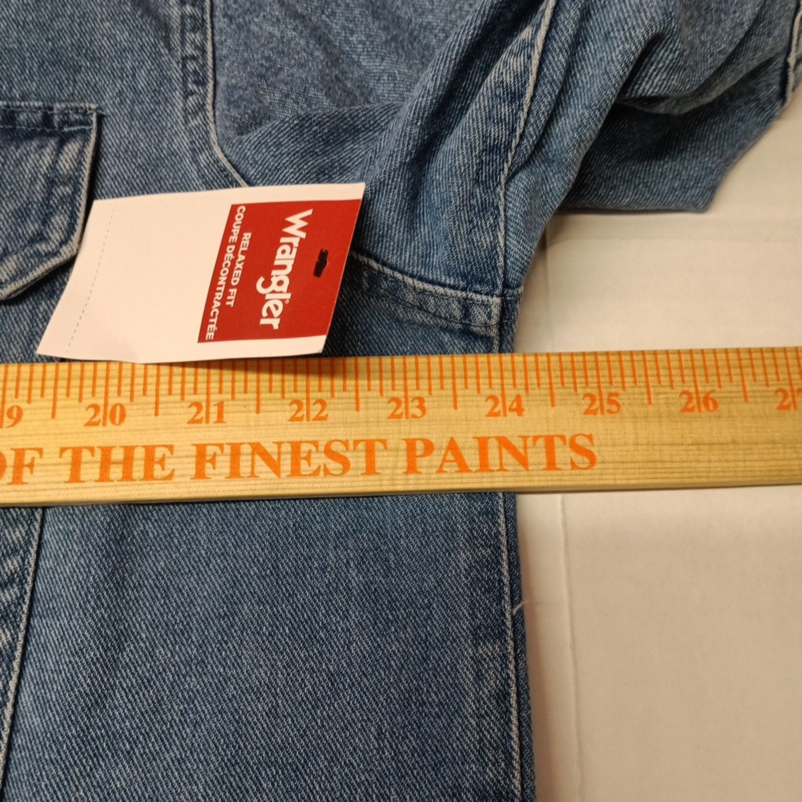 Wrangler Wrangler Blue Denim Jacket Overshirt Workwear Shacket Size L Size US L / EU 52-54 / 3 - 6 Thumbnail
