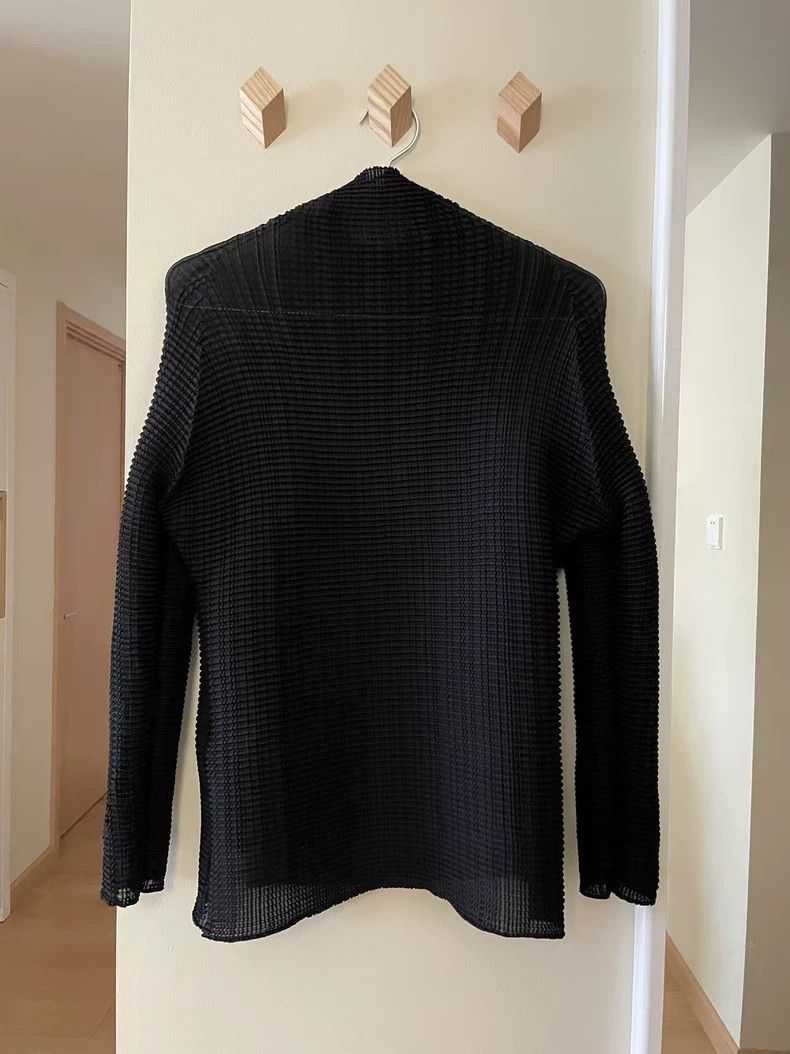 Issey Miyake Issey Miyake size:2 Black high-neck long-sleeved top Size M / US 6-8 / IT 42-44 - 1 Thumbnail