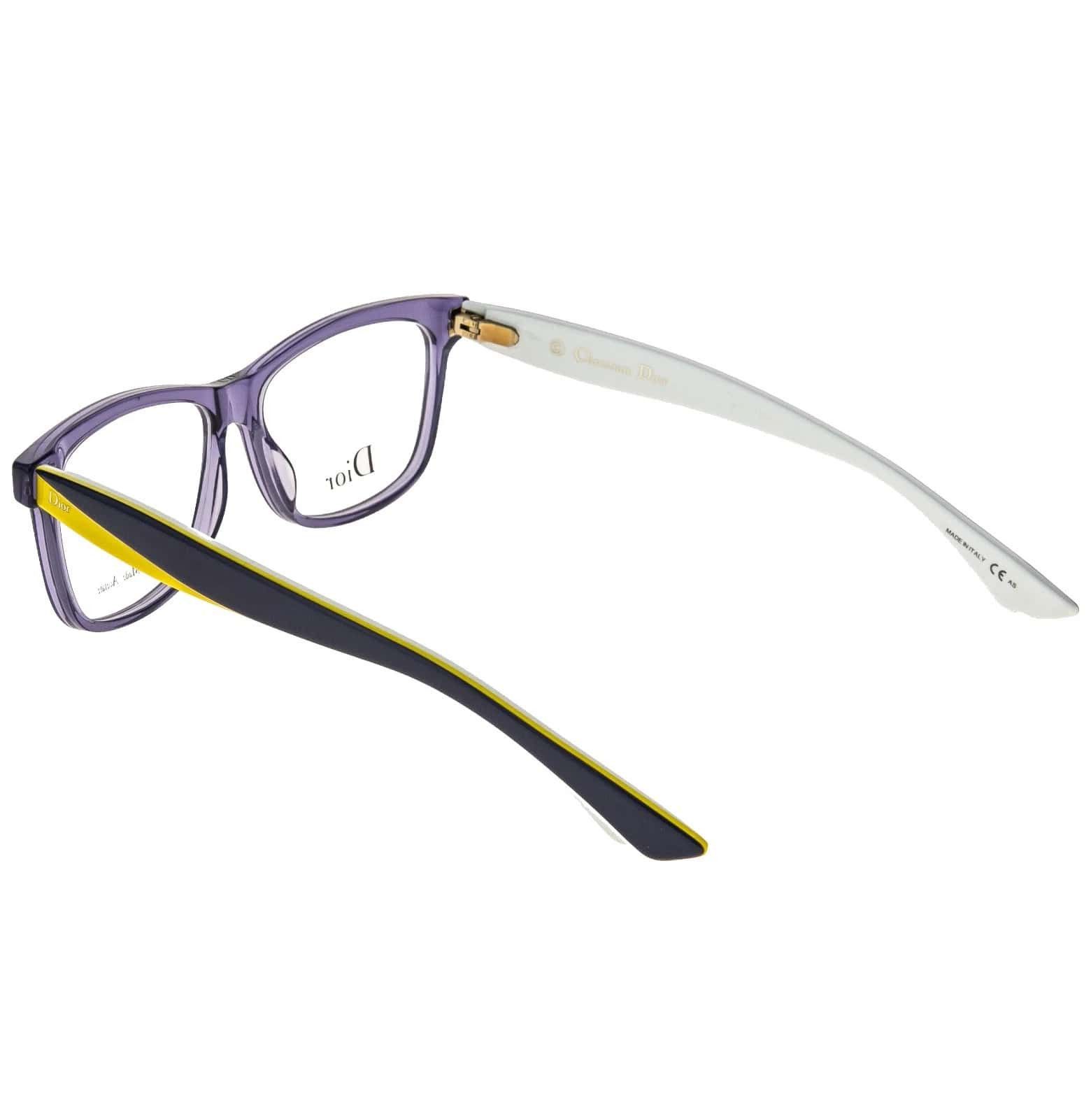 Christian Dior Monsieur CHRISTIAN DIOR CD3290 3290 ENVOL White Yellow Square Optical Size ONE SIZE - 4 Thumbnail