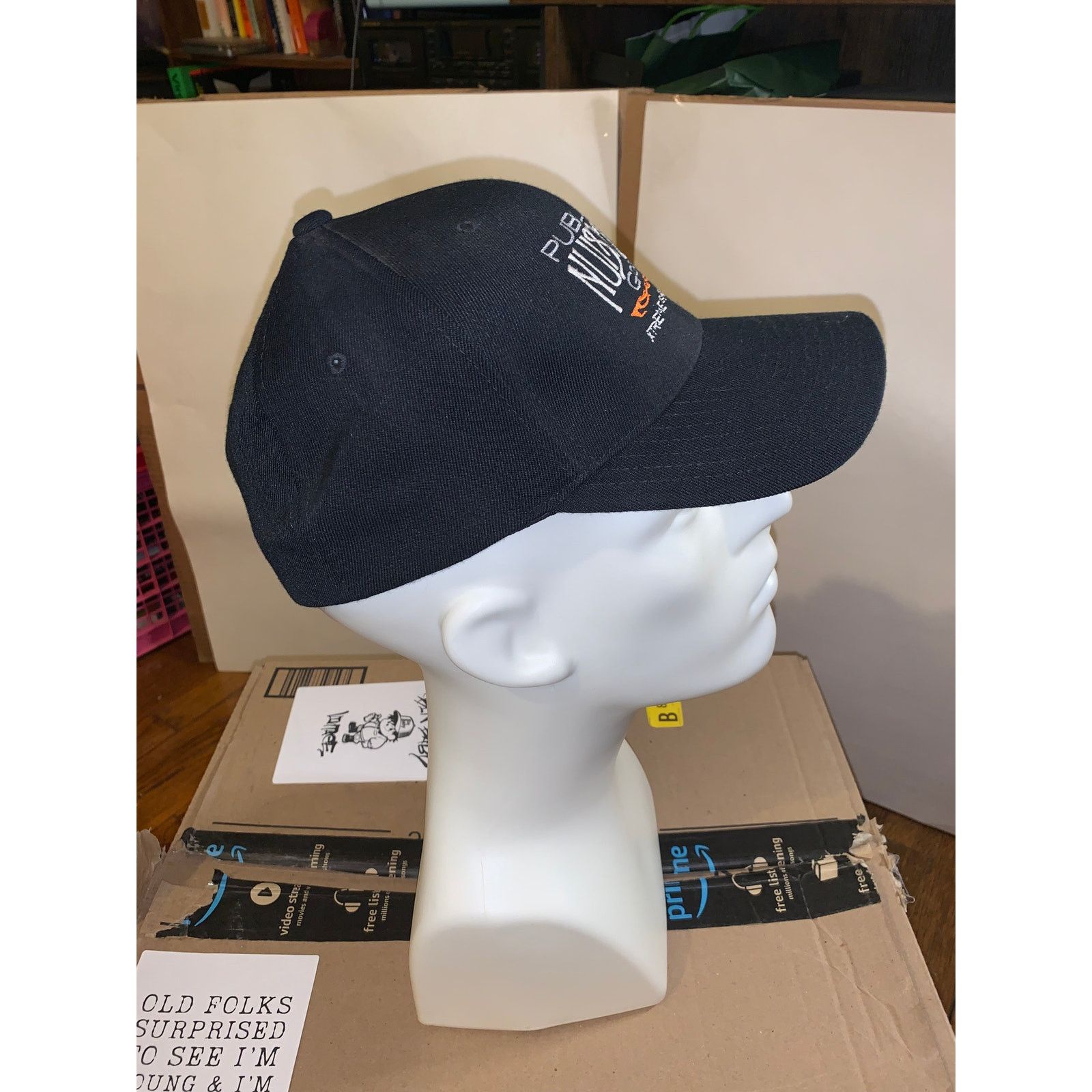 Other Public Nuisance Garage Hat Black FlexFit S M Deadstock Size ONE SIZE - 2 Thumbnail