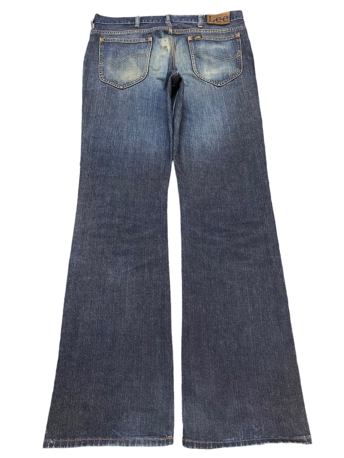 Lee Vintage Lee Blue Faded Wash Style Bootcut Style Jeans Size US 34 / EU 50 - 2 Thumbnail