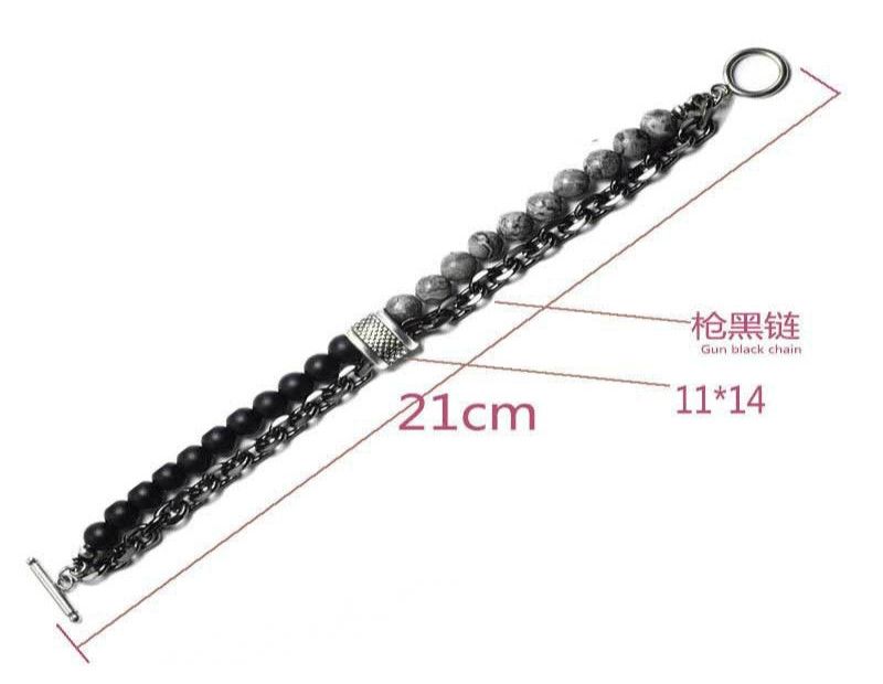 Japanese Brand × Vintage Tiger Eye Stone Beaded Bracelet Size ONE SIZE - 4 Thumbnail