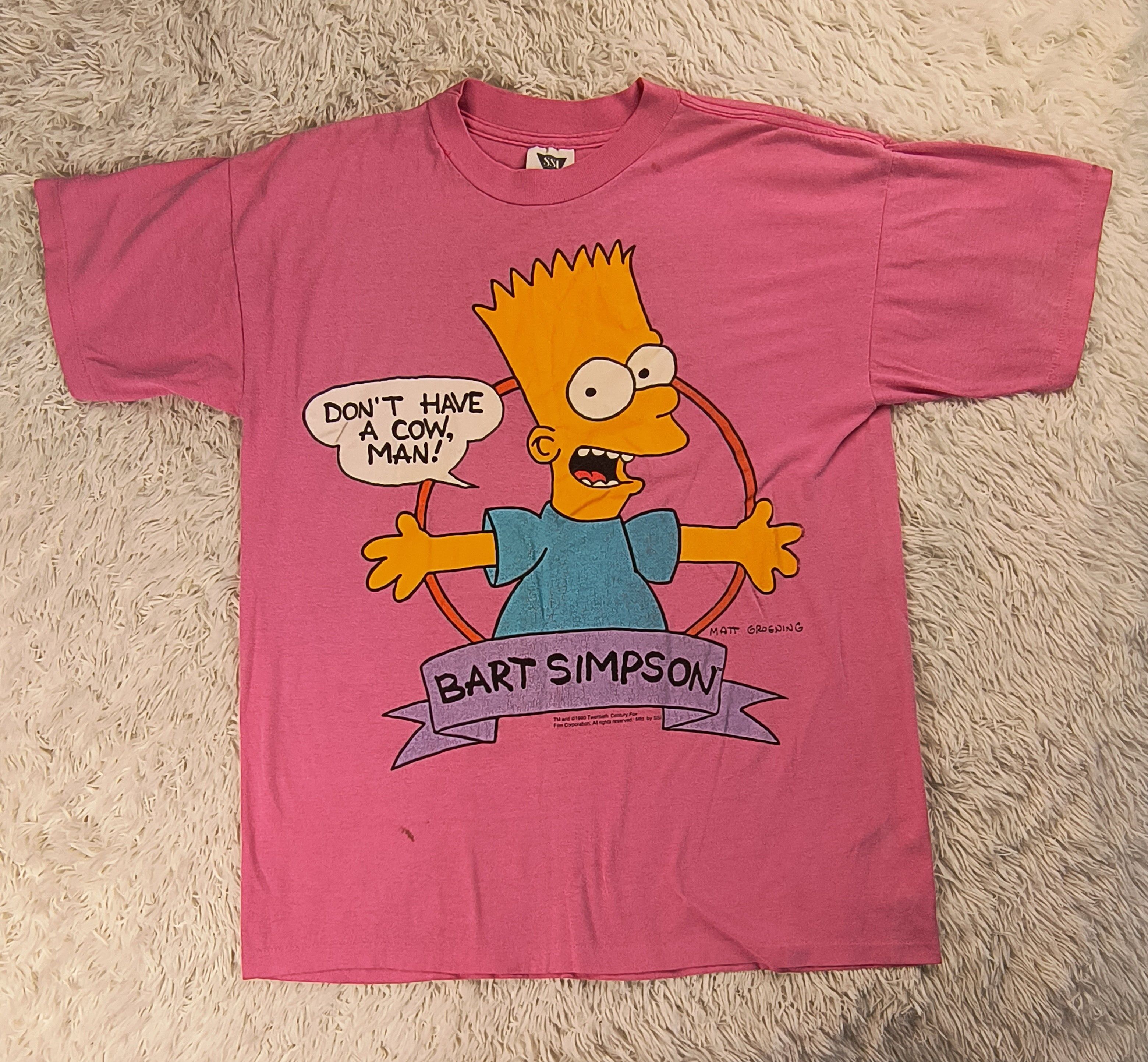 The Simpsons Vintage Bart Simpson 1990 tee Size US XL / EU 56 / 4 - 2 Thumbnail