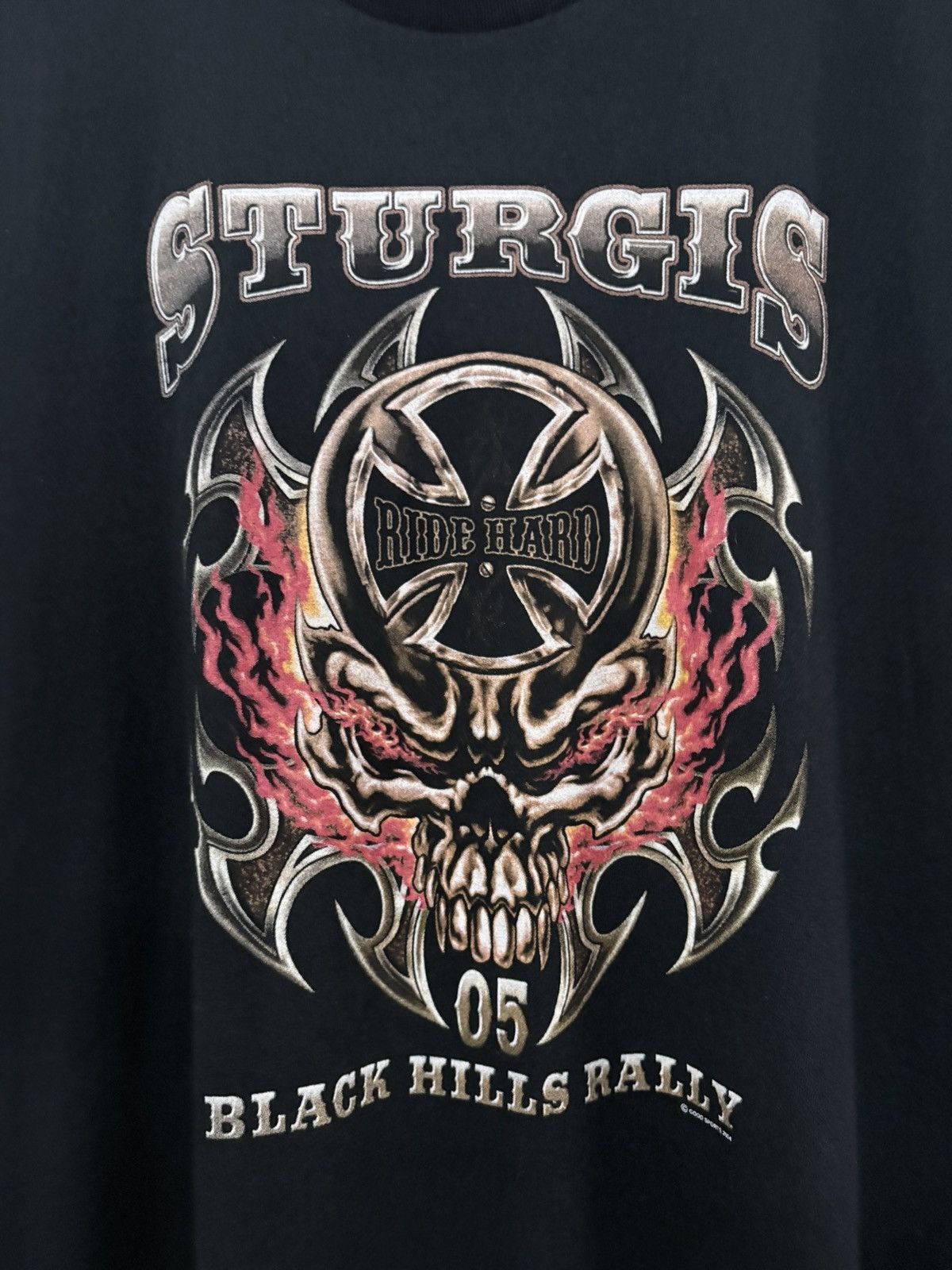 Harley Davidson Sturgis Vintage Harley 2000’s Vintage Biker Tee Size US XXL / EU 58 / 5 - 3 Thumbnail