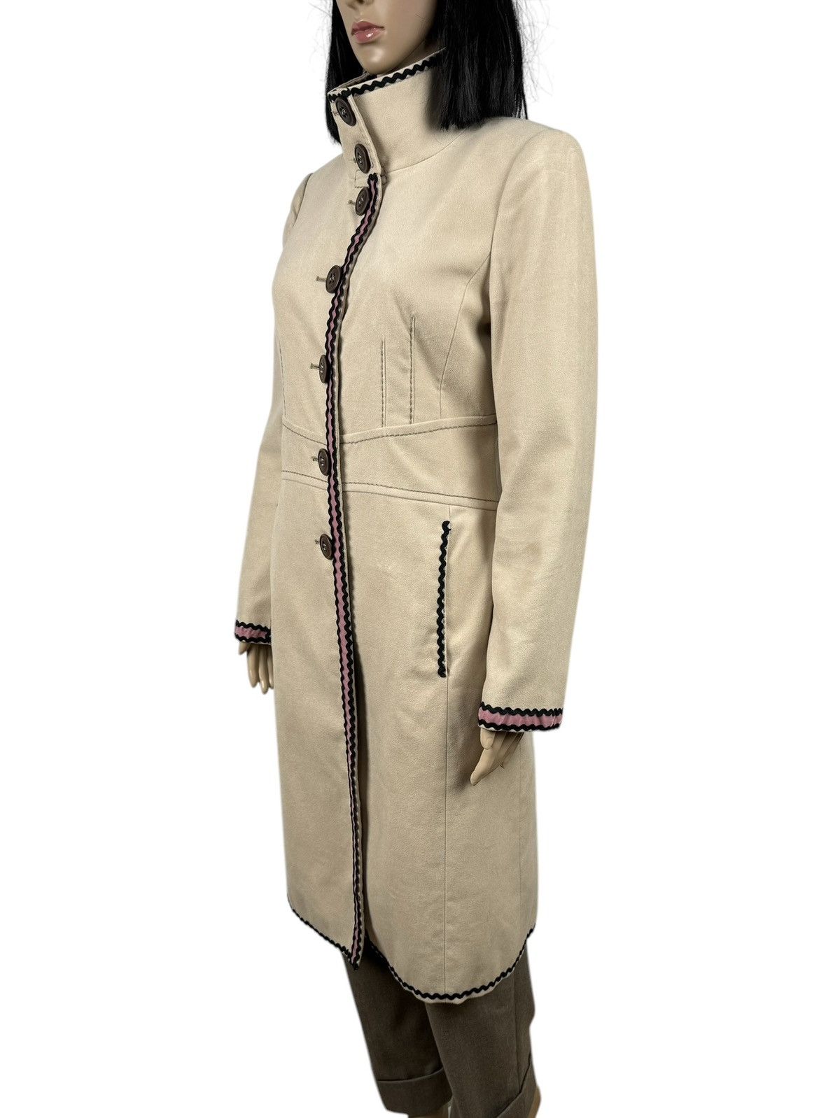 Designer × Max Mara PennyBlack Max Mara Line Long Coat Viscose-Cotton US6 Size S / US 4 / IT 40 - 5 Thumbnail