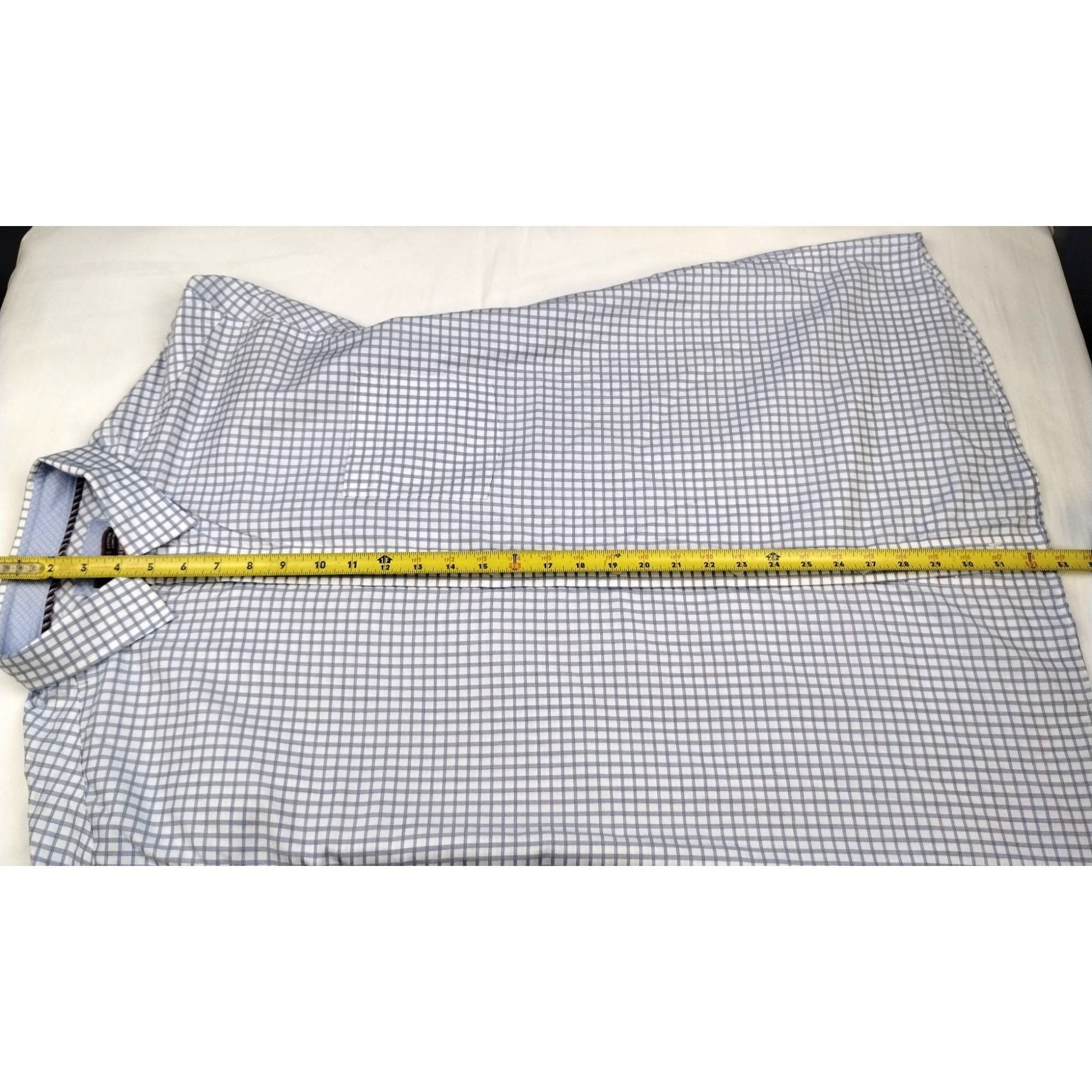 Johnston & Murphy Johnston&Murphy Men's Blue/White Shirt/ButtonUp SzXL SKU3789 Size US XL / EU 56 / 4 - 10 Thumbnail