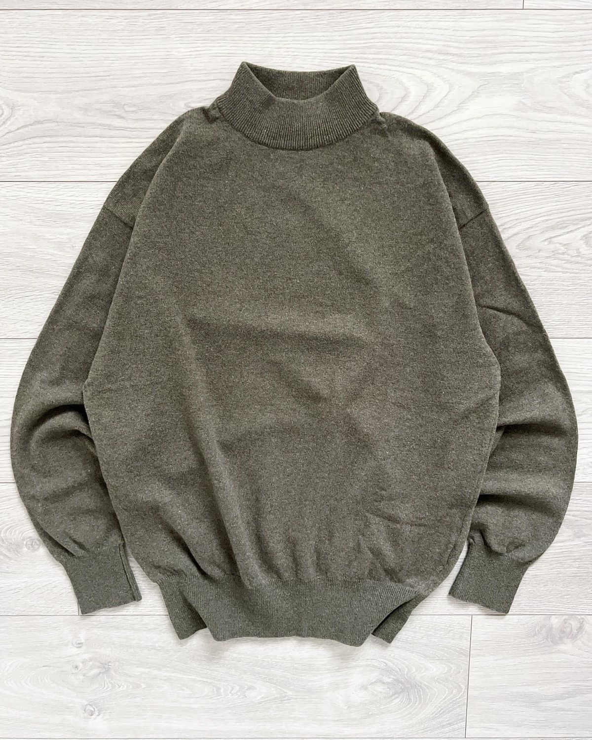Comme Des Garcons Homme AD1991 Mock Neck Wool Sweater