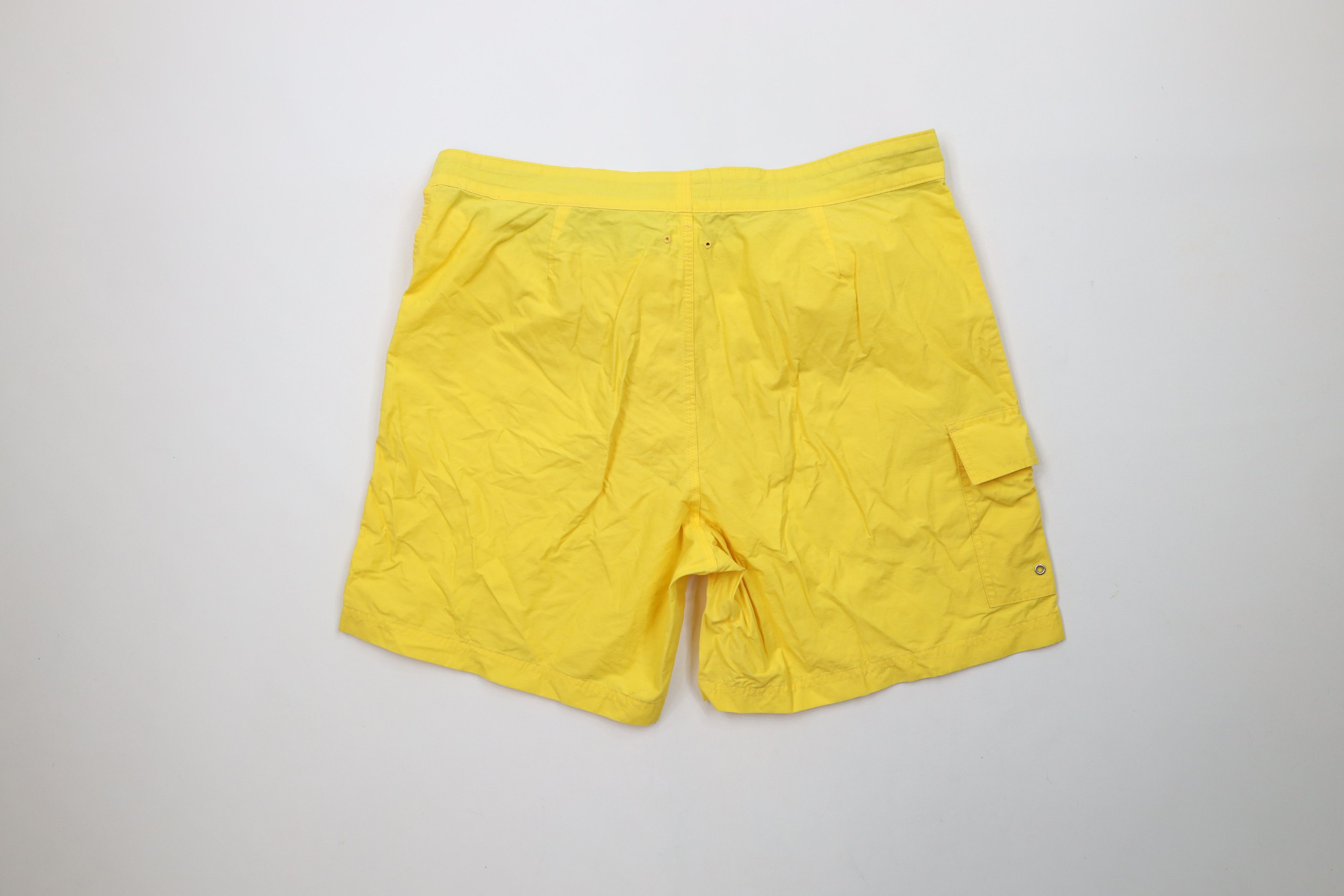 Brooks Brothers × Vintage Vintage Brooks Brothers Above Knee Shorts Swim Trunks Yellow Size US 36 / EU 52 - 9 Thumbnail