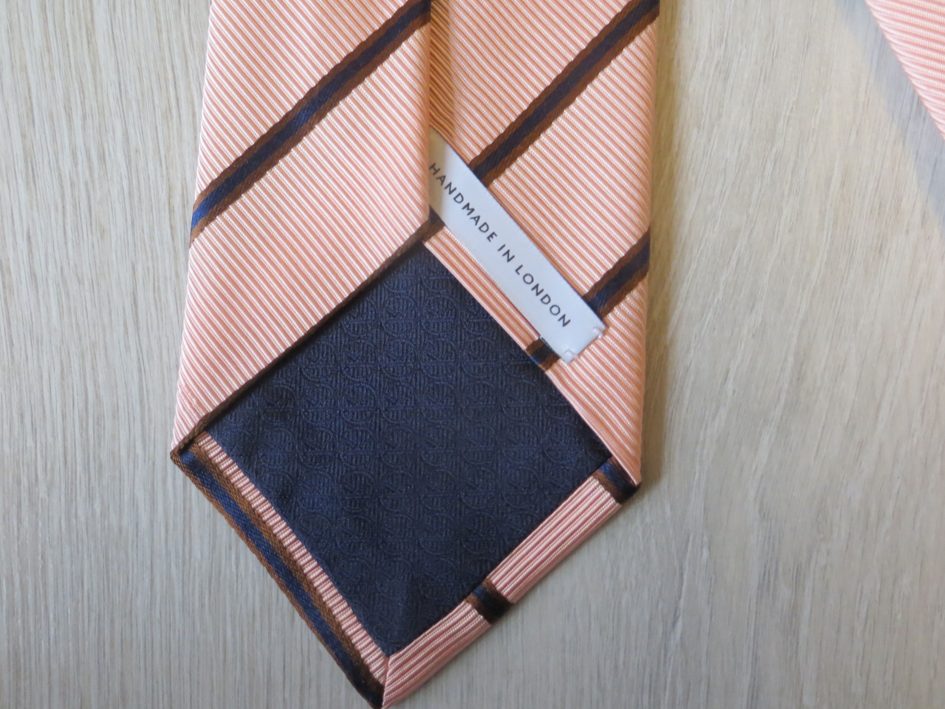Drake's × Kingsman PNK STRIPPED KINGSMAN TIE Size ONE SIZE - 3 Thumbnail