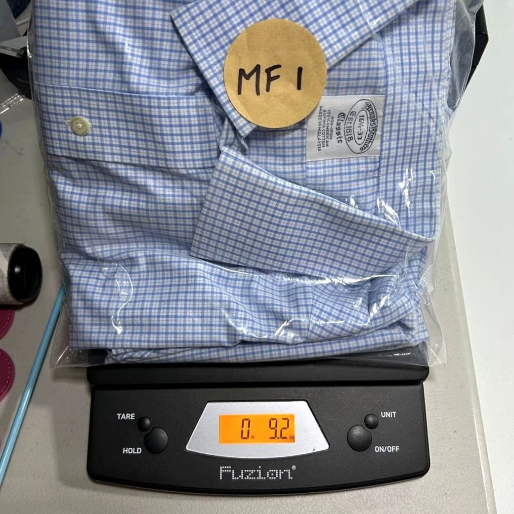 Brooks Brothers Brooks Brothers Dress Shirt Button-Down Blue Check Mens 16.5-33 Non-Iron Classic Fit Long Sleeve 100% Cotton Size US XL / EU 56 / 4 - 8 Thumbnail