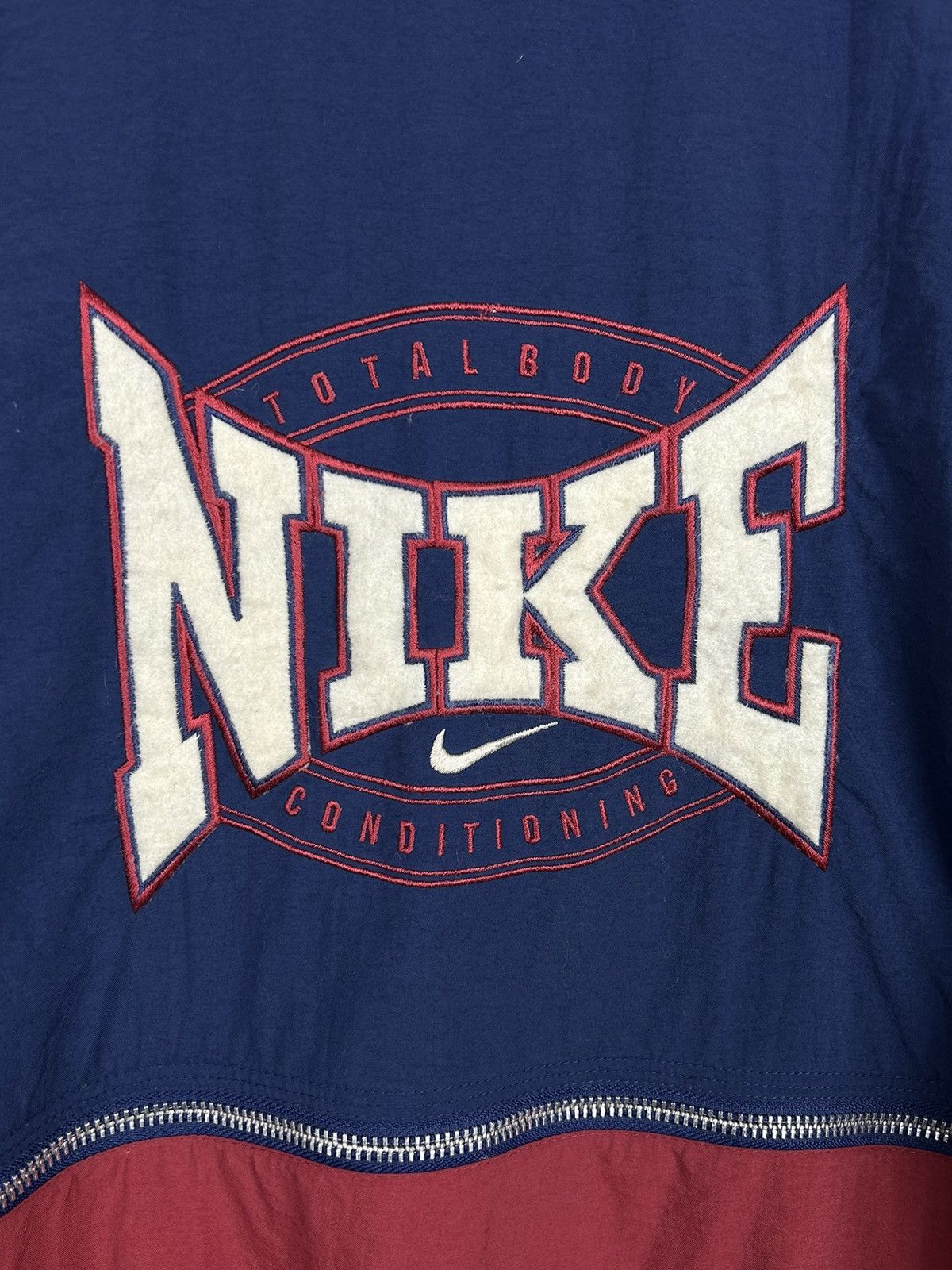 Nike 90s Vintage Nike Total Body Conditioning Jacket In Blue/Red Size M / US 6-8 / IT 42-44 - 2 Thumbnail