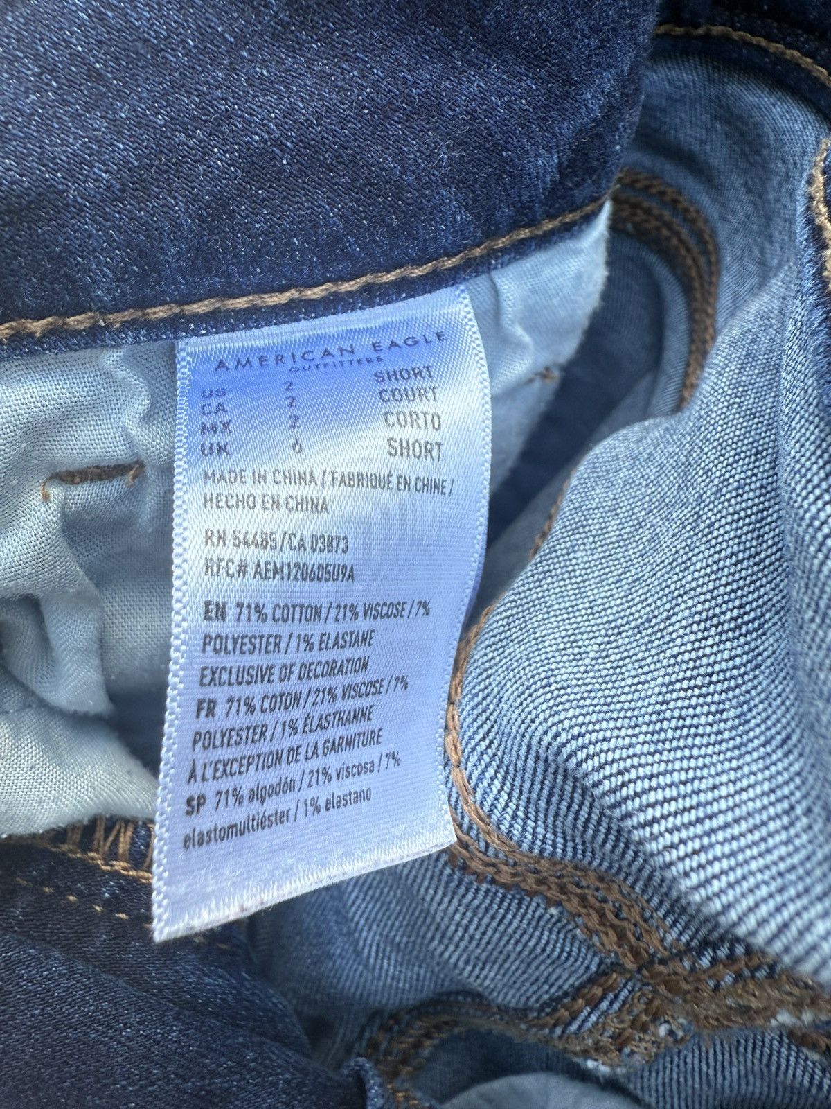 American Eagle Outfitters American Eagle Outfitters Skinny Denim Blue Jeans Size 2 Size 26" / US 2 / IT 38 - 4 Thumbnail