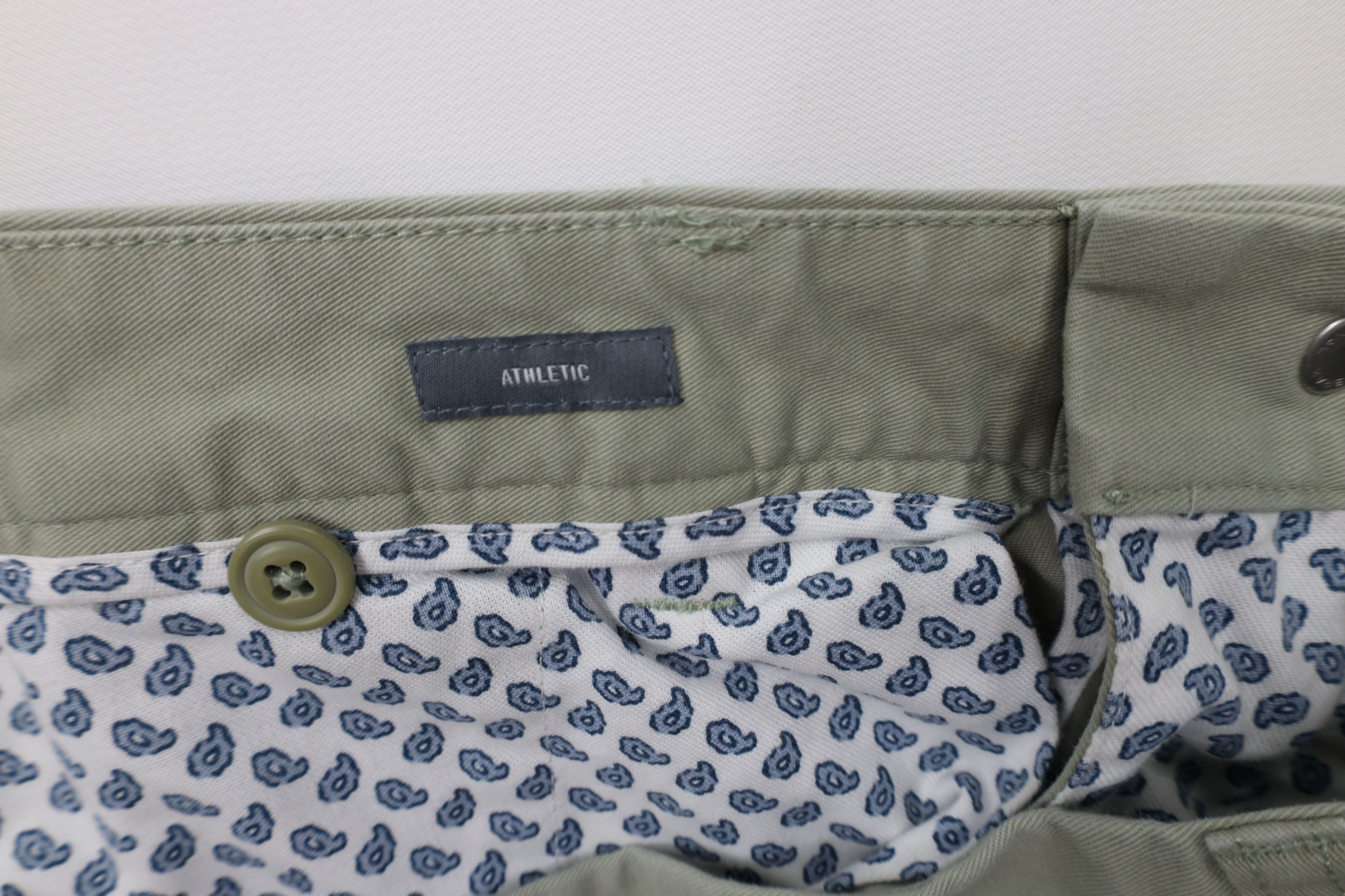 Bonobos Bonobos Athletic Fit Straight Leg Chino Pants Light Green Size US 32 / EU 48 - 7 Thumbnail
