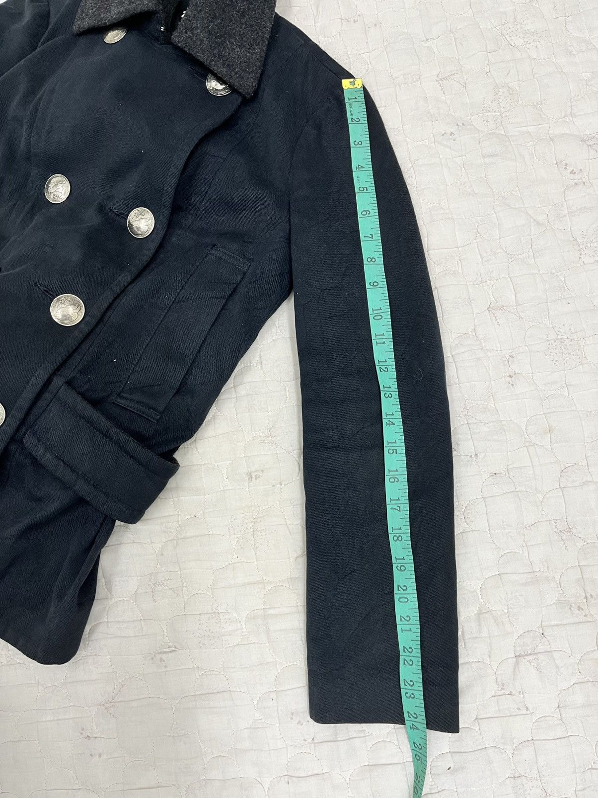 Zucca STEALS🌟🌟🌟ZUCCA DOUBLE BREASTED PEACOAT Size S / US 4 / IT 40 - 14 Thumbnail