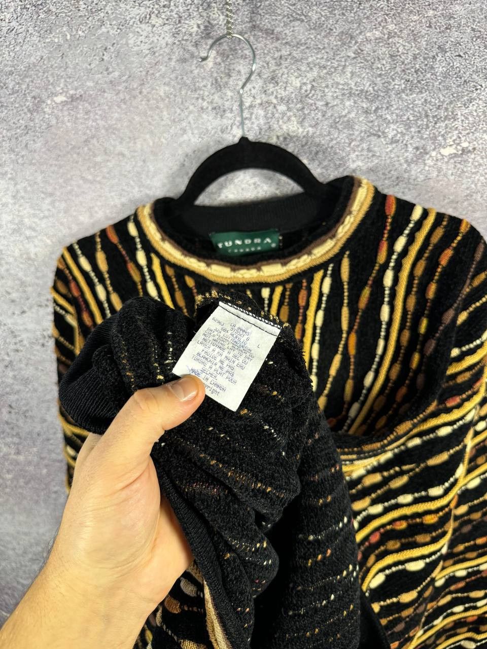 Tundra Canada Vintage Tudra Canada 3D Chunky Sweater Coogi Cosby Style Size US L / EU 52-54 / 3 - 10 Thumbnail