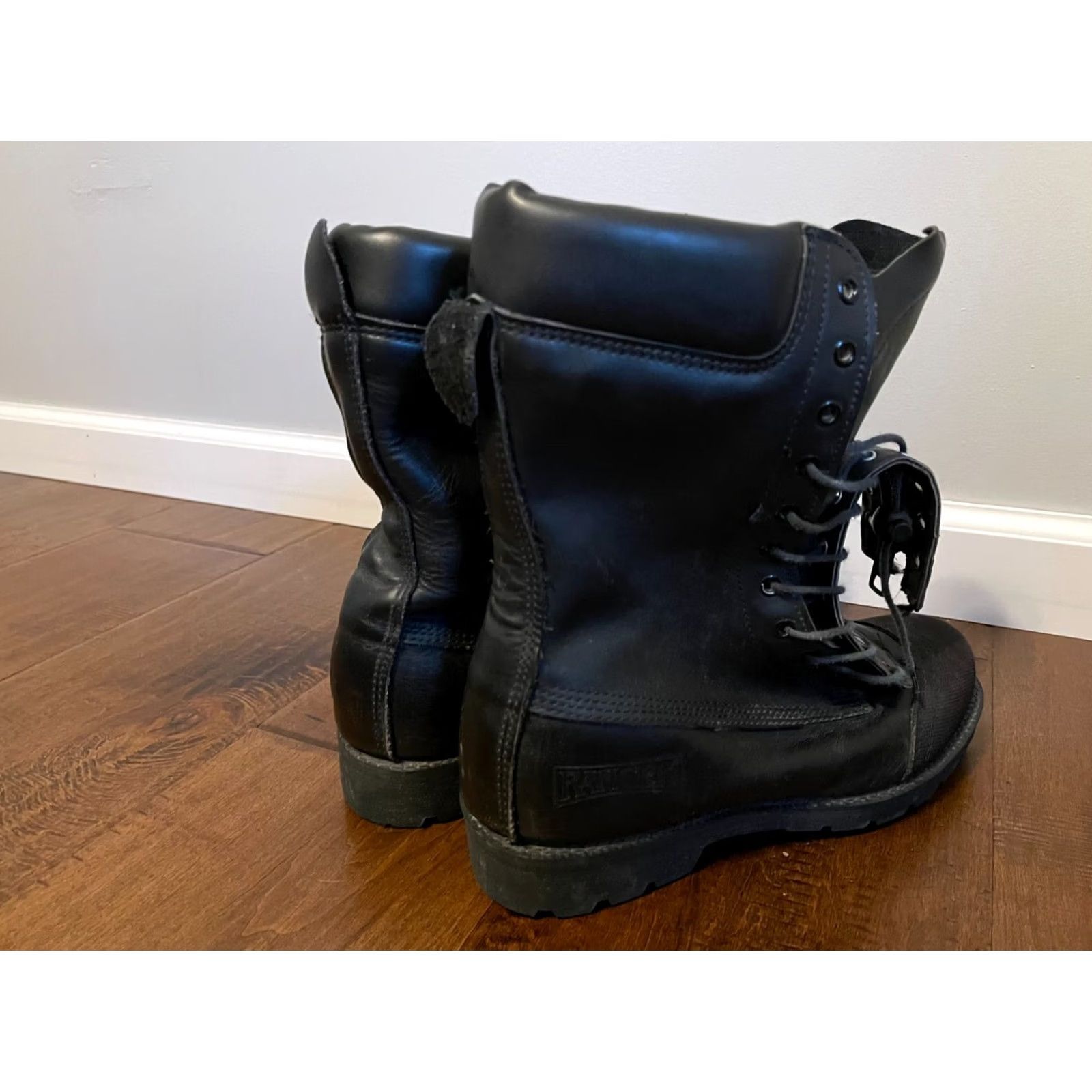 Vintage VINTAGE Ranger Firewalker Boots USA Black Leather Work Boot Men's 8M Size US 8 / EU 41 - 5 Thumbnail