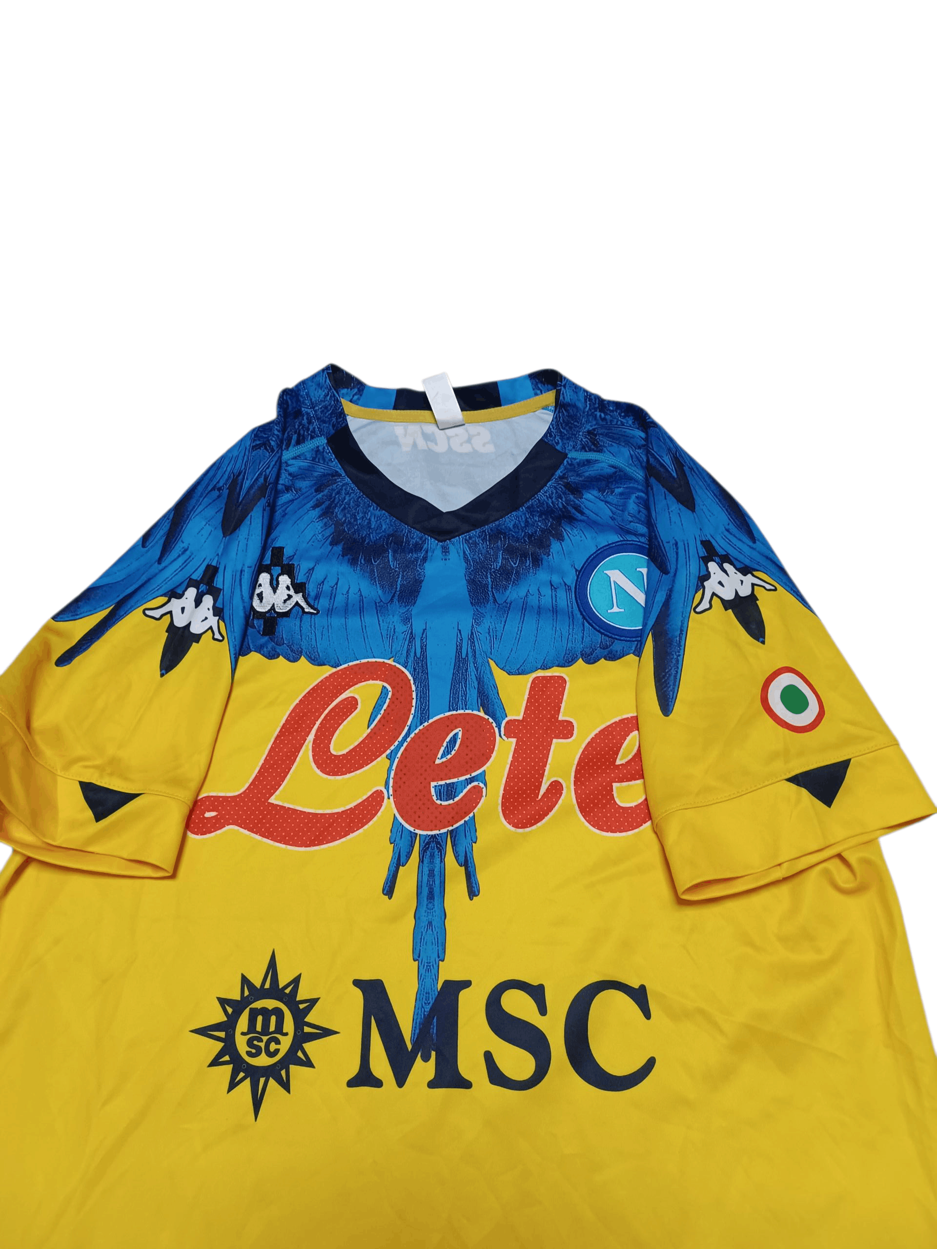 Kappa NAPOLI KAPPA VINTAGE FIRE SOCCER JERSEY FOOTBALL ITALY BLOKE Size US M / EU 48-50 / 2 - 3 Thumbnail