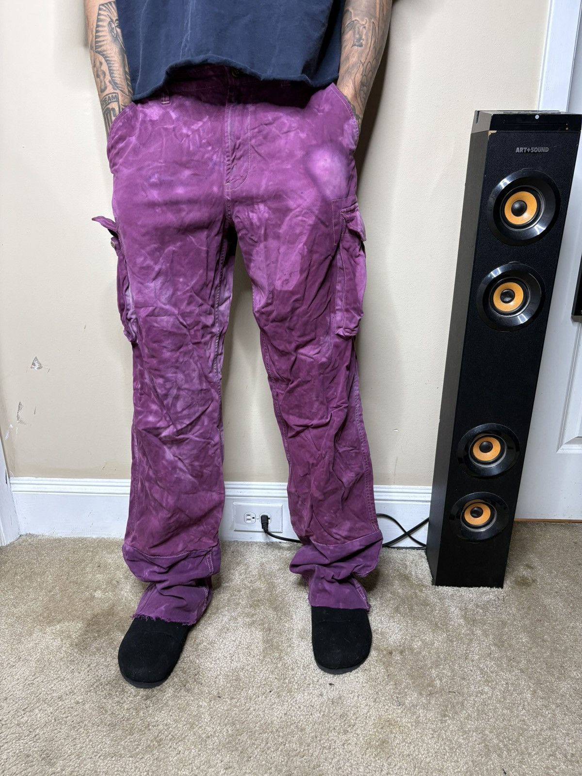 Vintage Custom Cargo Pants Size US 35 - 1 Thumbnail