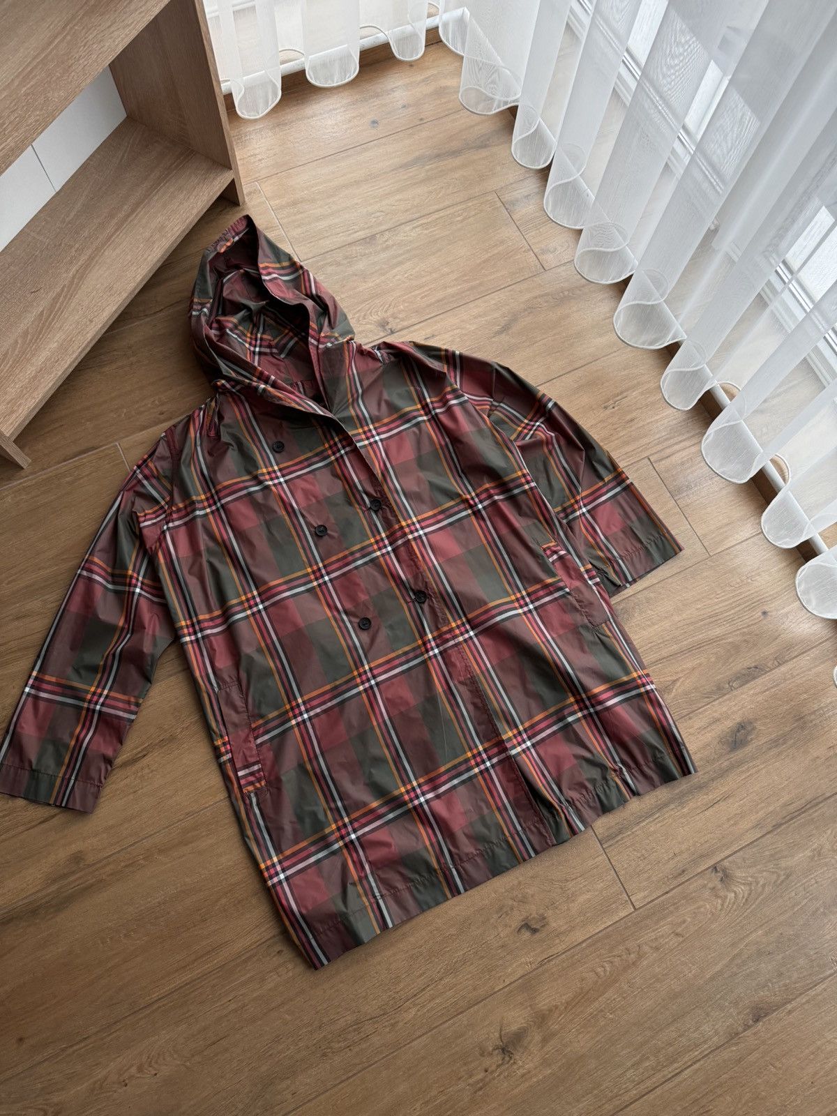 Japanese Brand × Vintage Vintage Raffauf Berlin Recycled Fibre Nylon Raincoat Size US M / EU 48-50 / 2 - 2 Thumbnail