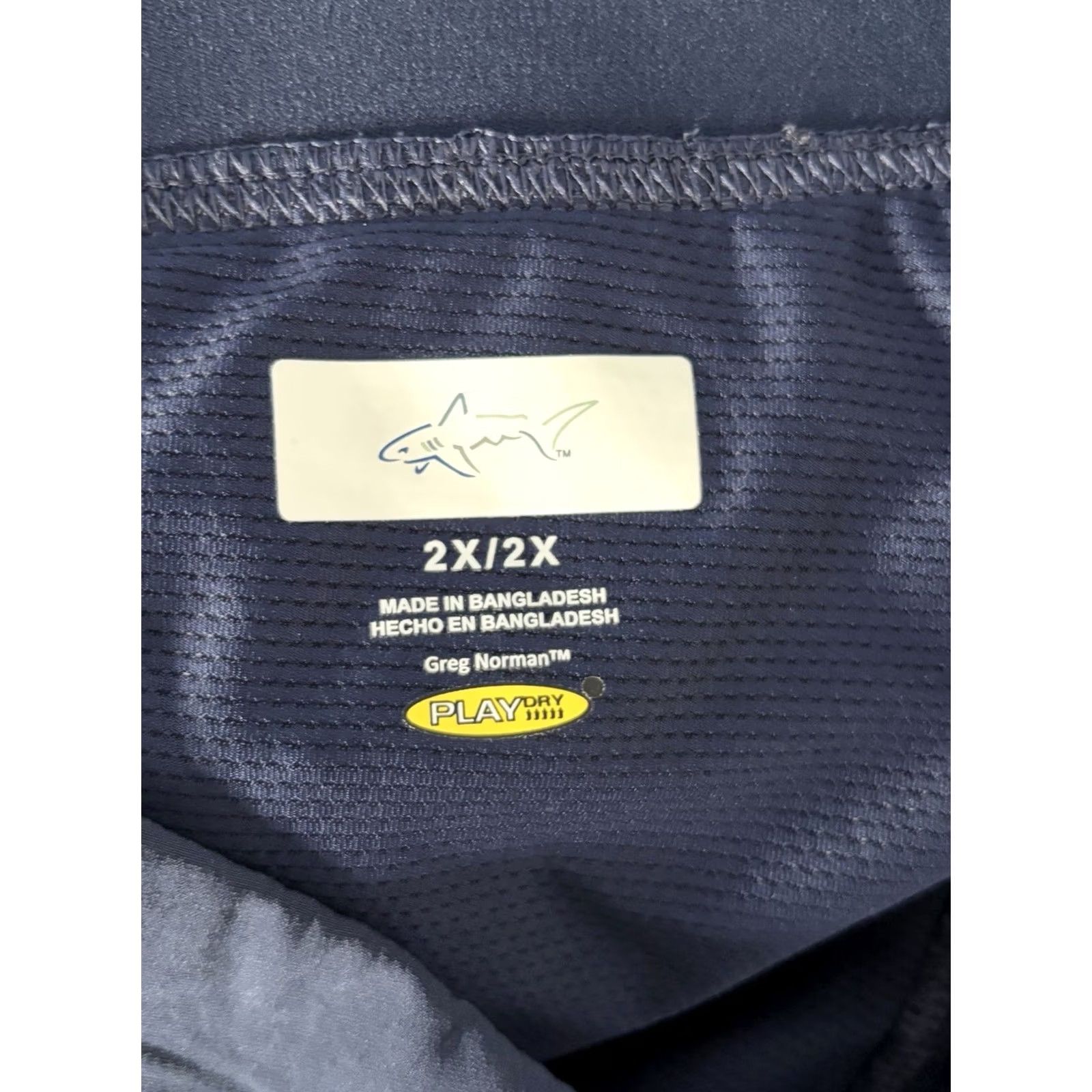 Vintage Greg Norman Women’s Skort Navy Blue 2XL Pull-On Play Dry UV Protection Short Geometric Moisture Wicking Pockets Athletic Sport Activewear Size ONE SIZE - 6 Thumbnail