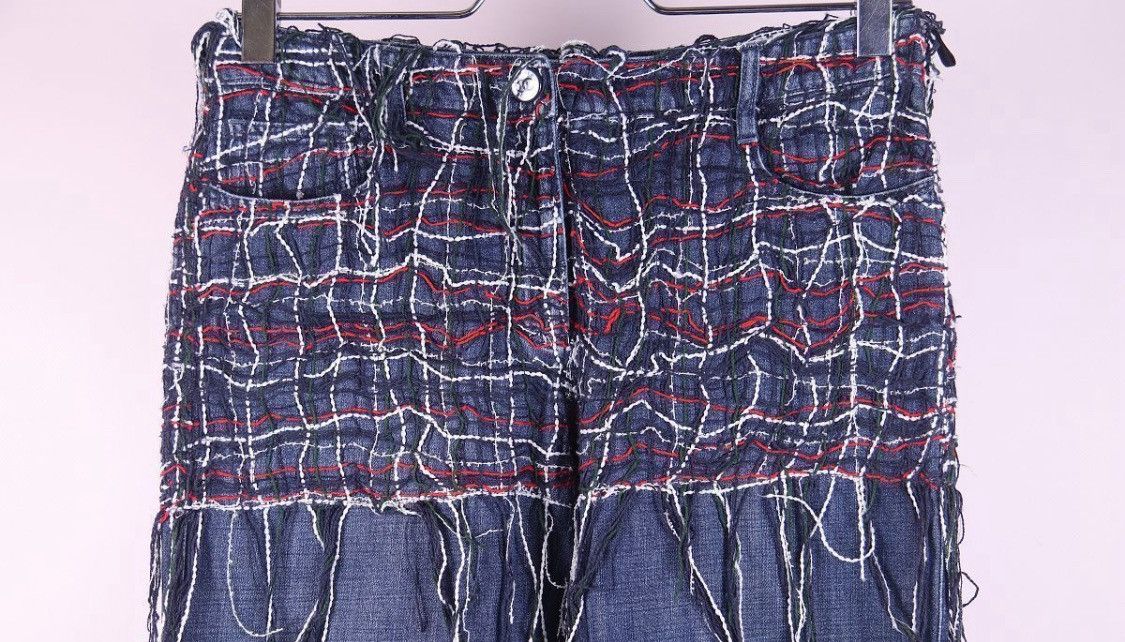 Chanel Chanel & Karl Lagerfeld 2008 Runway Decoration Detail Jeans Size 28" / US 6 / IT 42 - 3 Thumbnail