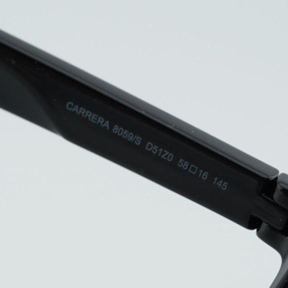 Carrera CARRERA 8059/S 0D51 Z0 Sunglasses Black Square Frame Size ONE SIZE - 8 Thumbnail