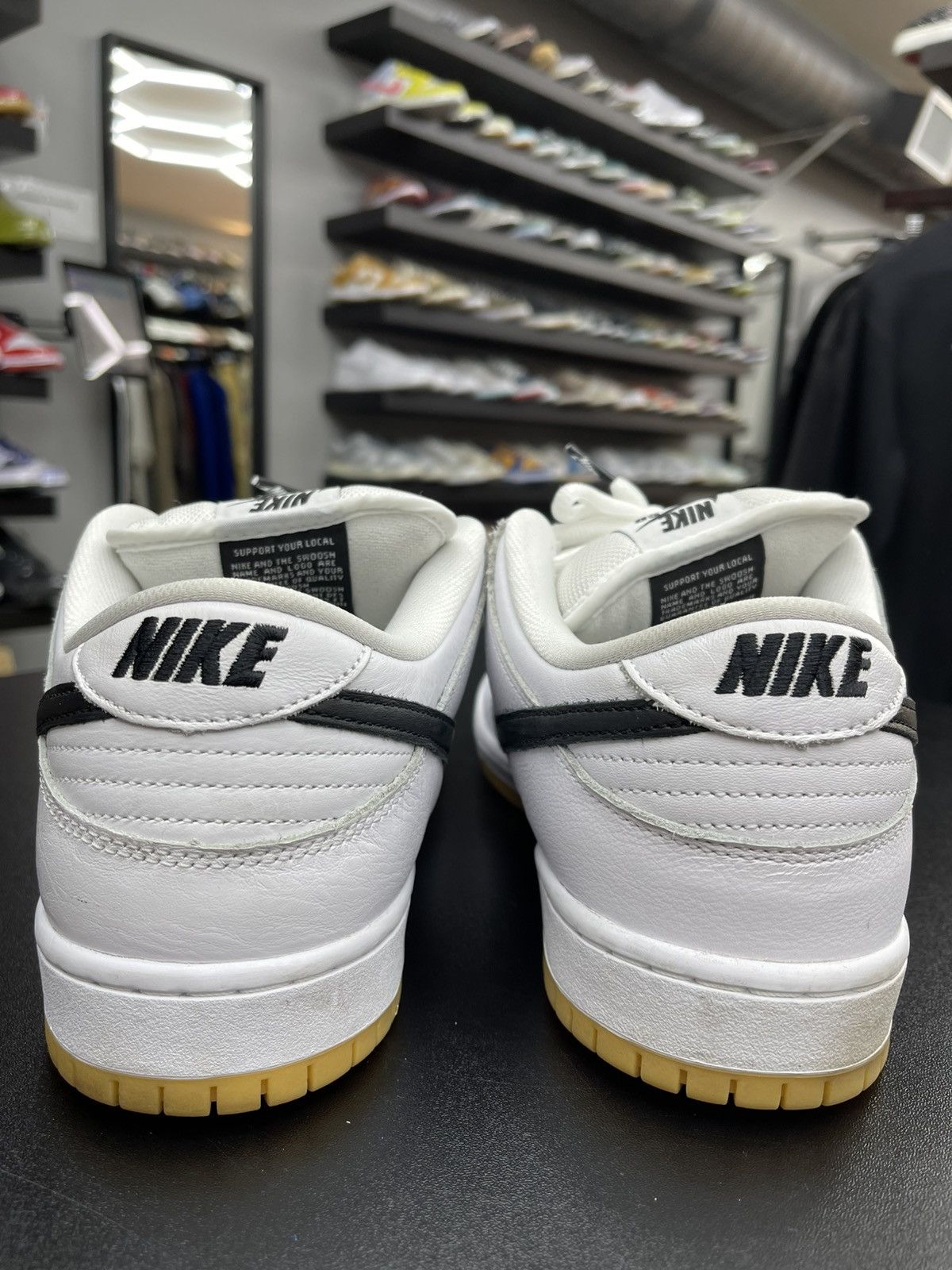 Nike Size 11 - Nike SB Dunk Low White Gum Size US 11 / EU 44 - 4 Thumbnail