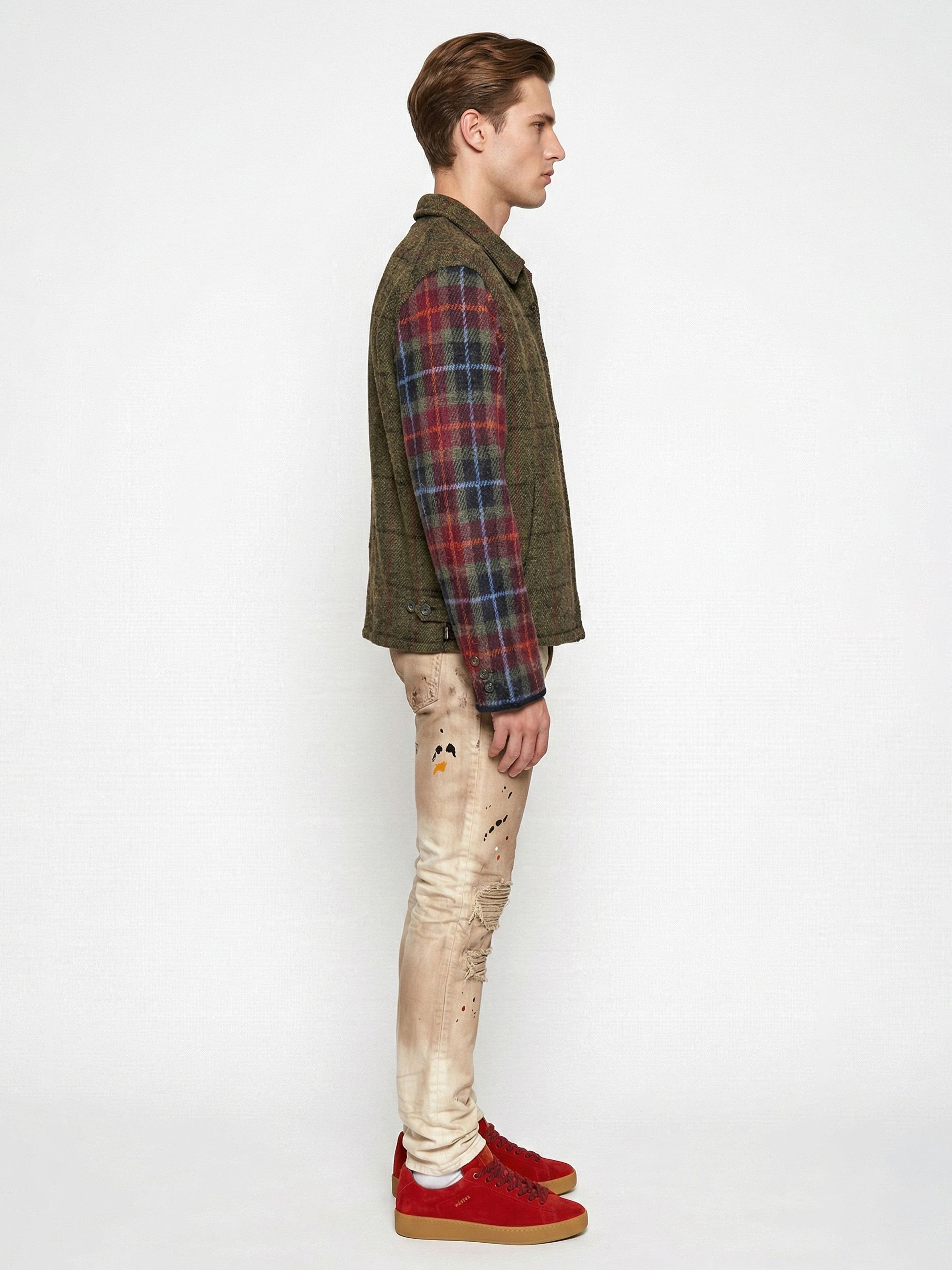 Undercover Runway FW'25 Harris Tweed Plaid Jacket Size US L / EU 52-54 / 3 - 18 Thumbnail