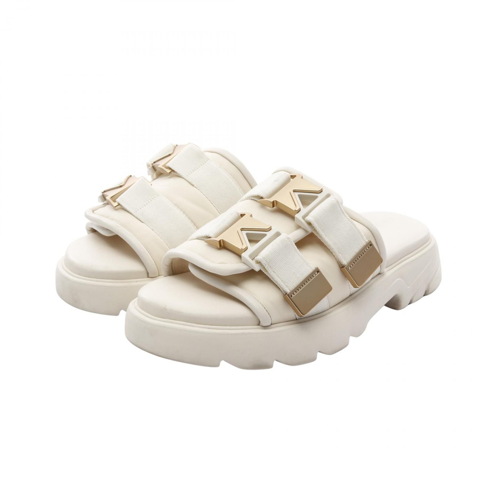 Bottega Veneta Bottega Veneta Bottega Veneta FLASH Leather Nylon Sandals Leather Shoes 690097 Size ONE SIZE - 1 Thumbnail