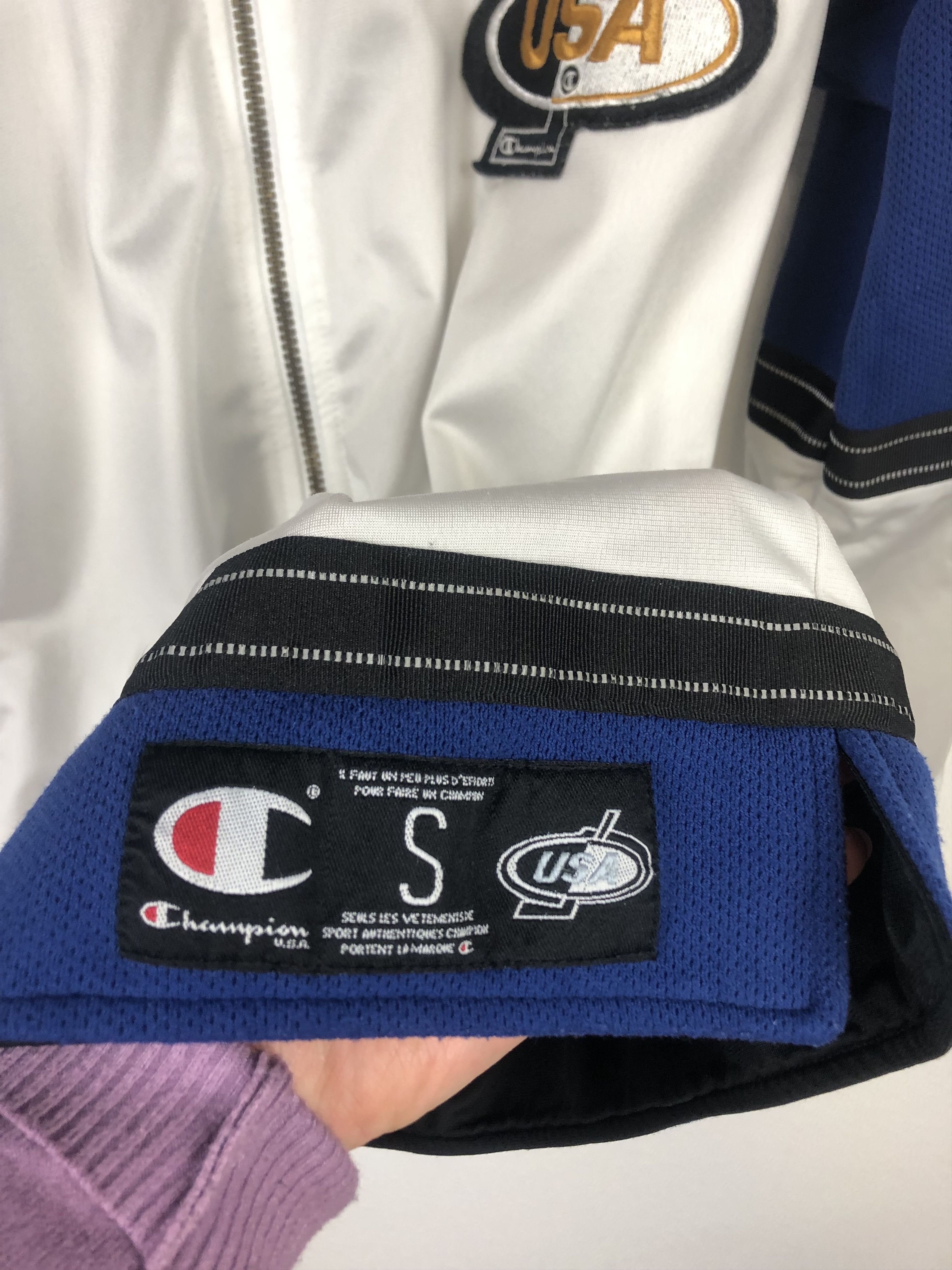 Champion Vintage Champion USA Team Top Jacket Ice Hockey Sweatshirt Size US S / EU 44-46 / 1 - 9 Thumbnail