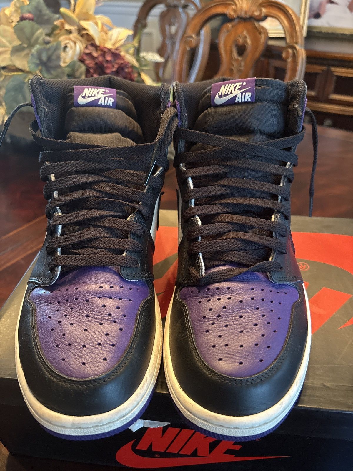 Jordan Brand Jordan 1 court purple Size US 12 / EU 45 - 3 Thumbnail