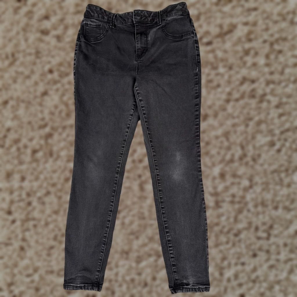 Vintage Maurices Jeans Womens Slim Skinny Mid Rise Black Cotton Blend 27x26 5-Pocket Denim Size 27" / US 4 / IT 40 - 1 Thumbnail