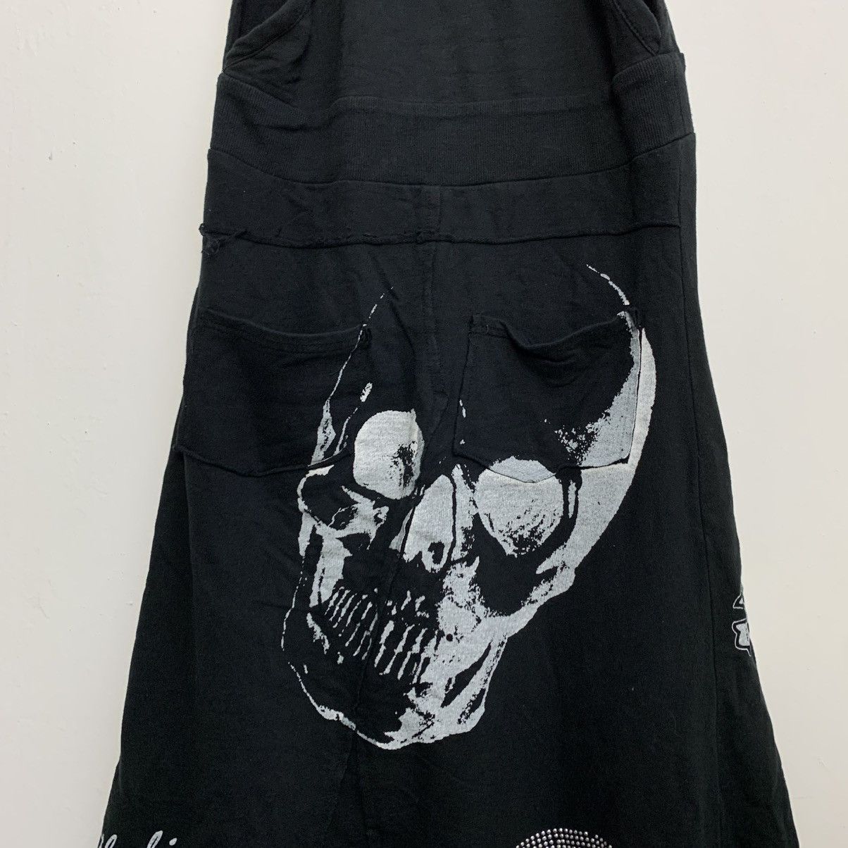 Japanese Brand M.K.R Gothic Skull Print Hooded Overall Dress Size XS / US 0-2 / IT 36-38 - 10 Thumbnail